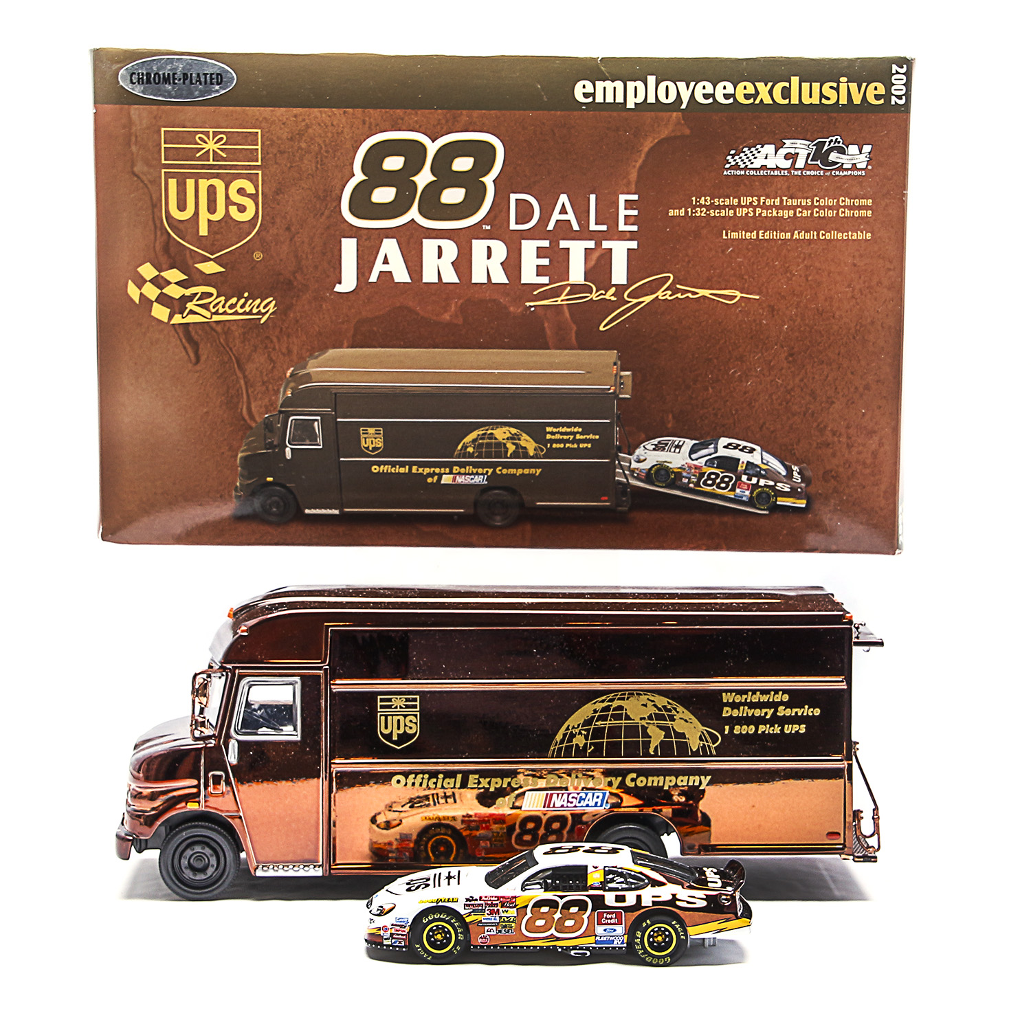 Dale Jarrett Collectible Race Car and Hauler