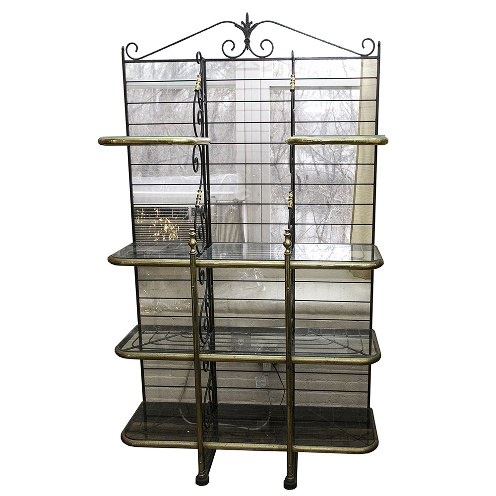 Brass Baker's Rack