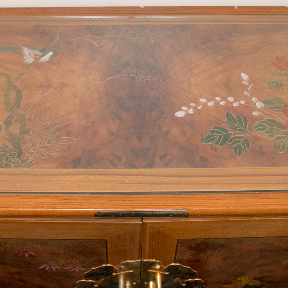 Hand-Painted Chinoiserie Chest