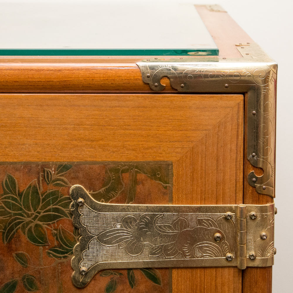 Hand-Painted Chinoiserie Chest