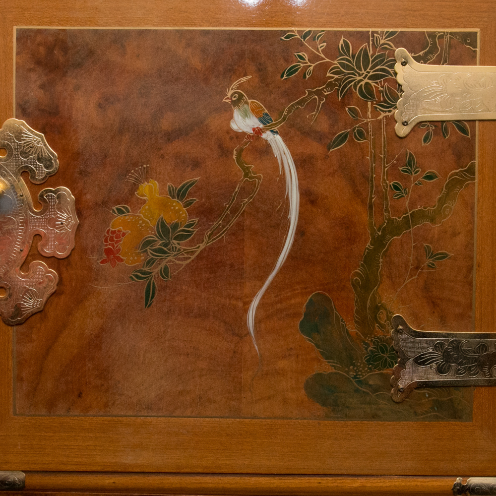 Hand-Painted Chinoiserie Chest