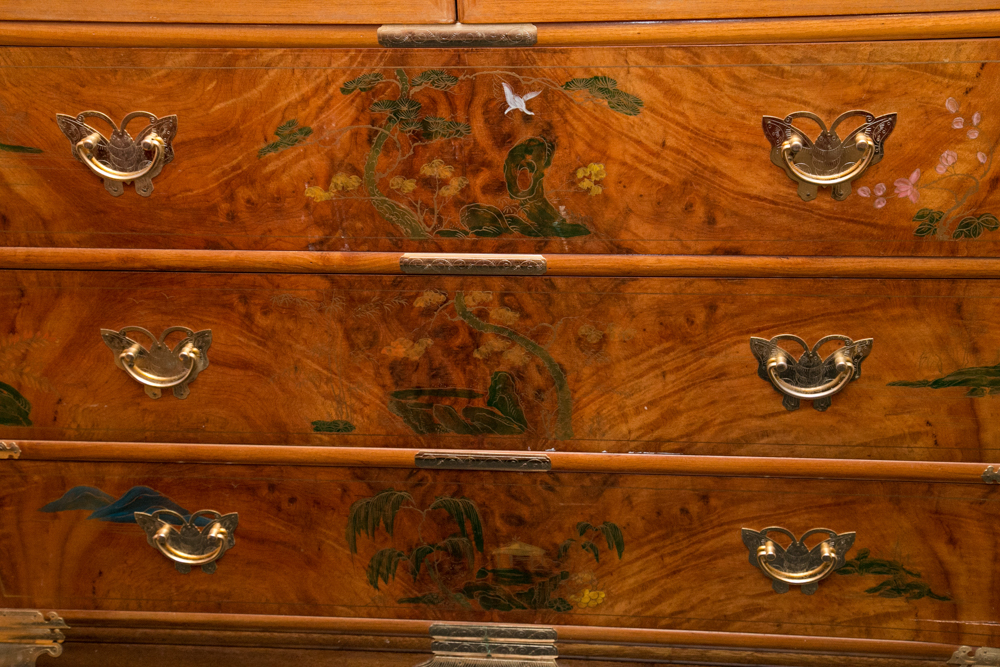 Hand-Painted Chinoiserie Chest