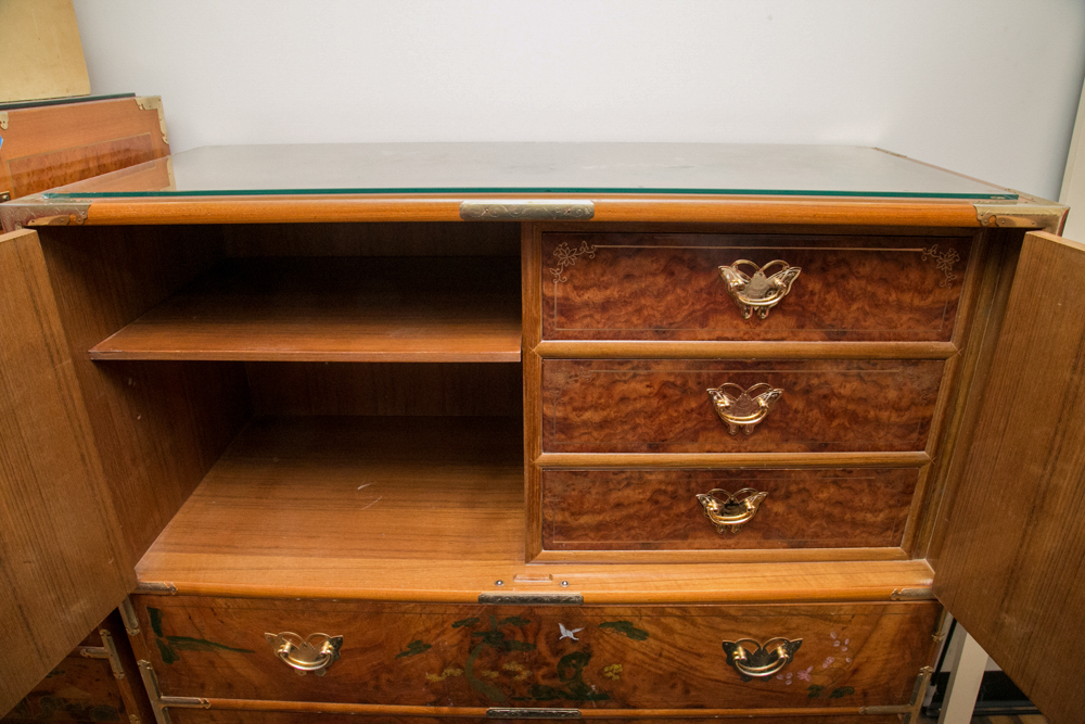 Hand-Painted Chinoiserie Chest