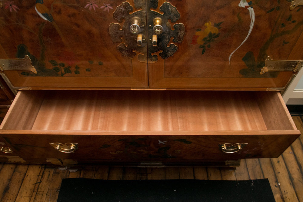 Hand-Painted Chinoiserie Chest