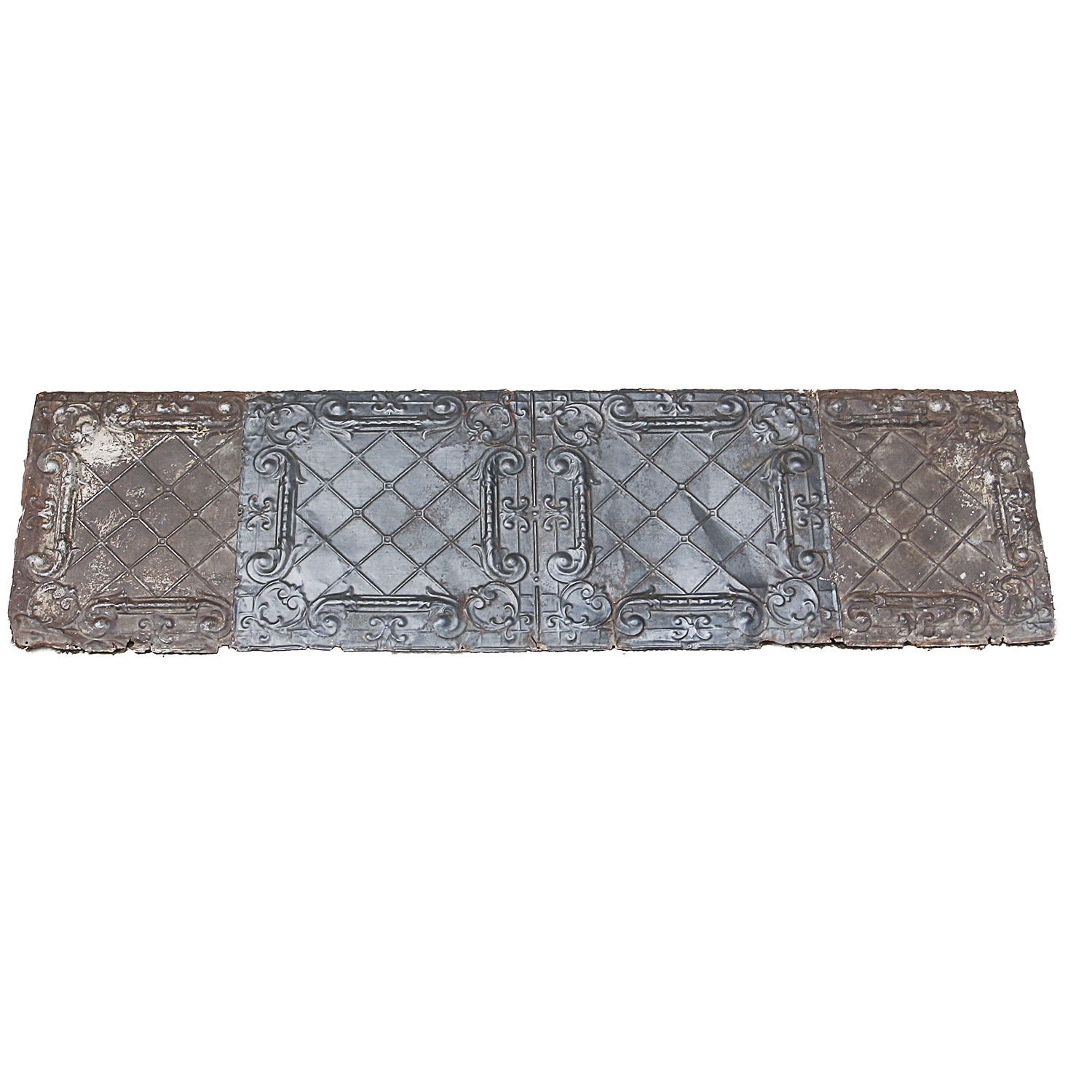 Pressed Tin Overmantle