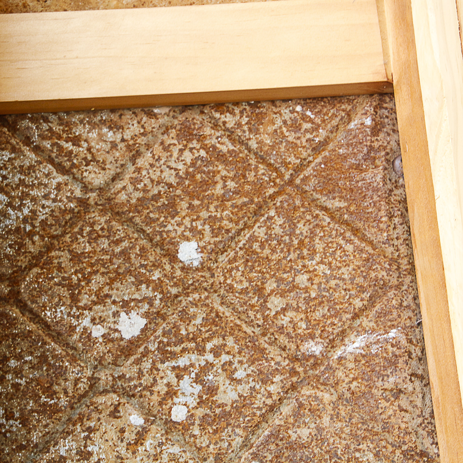 Pressed Tin Overmantle