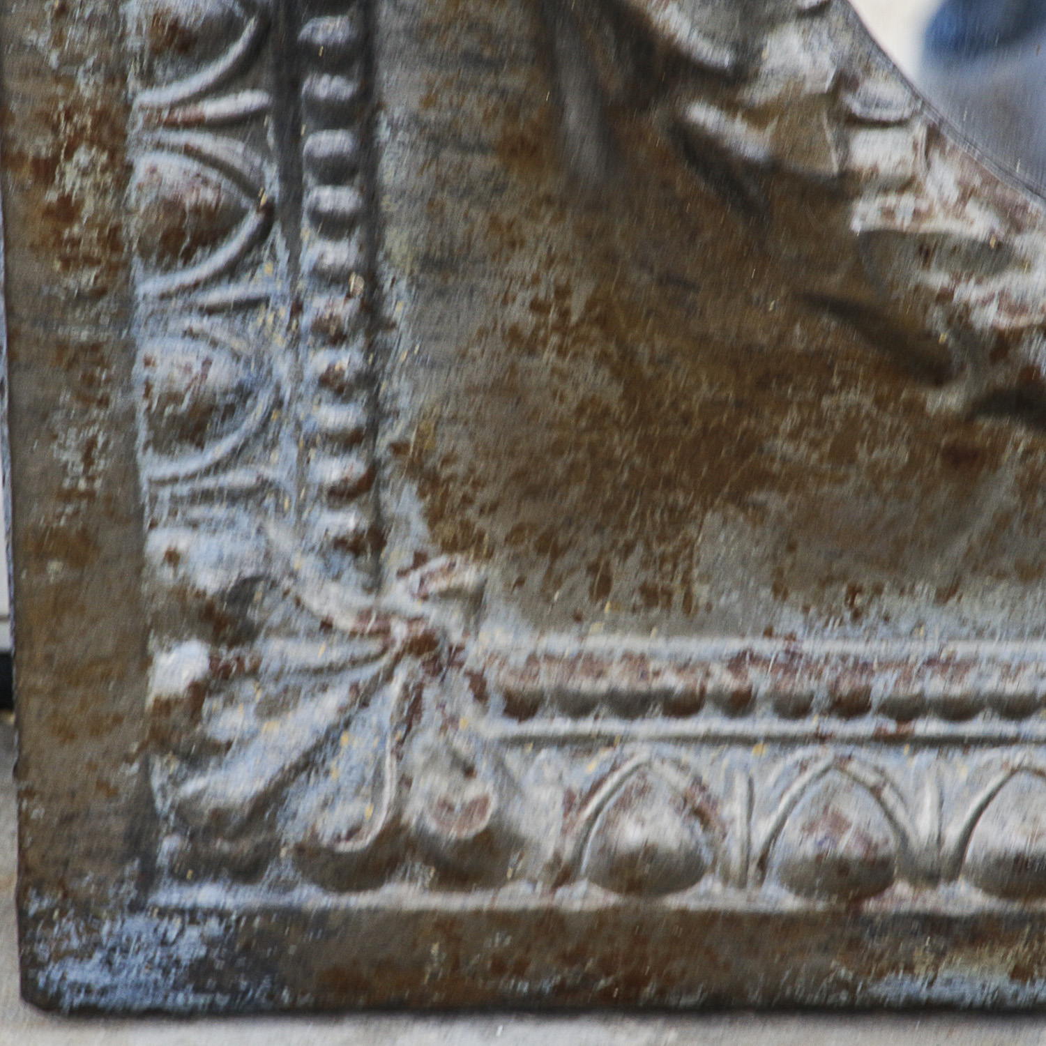 Antique Tin Wall Mirror