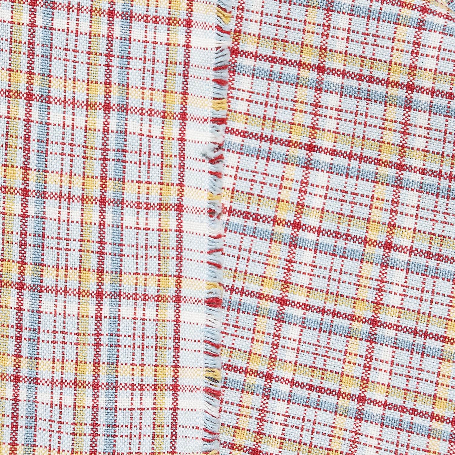 Roll of Checkered Fabric