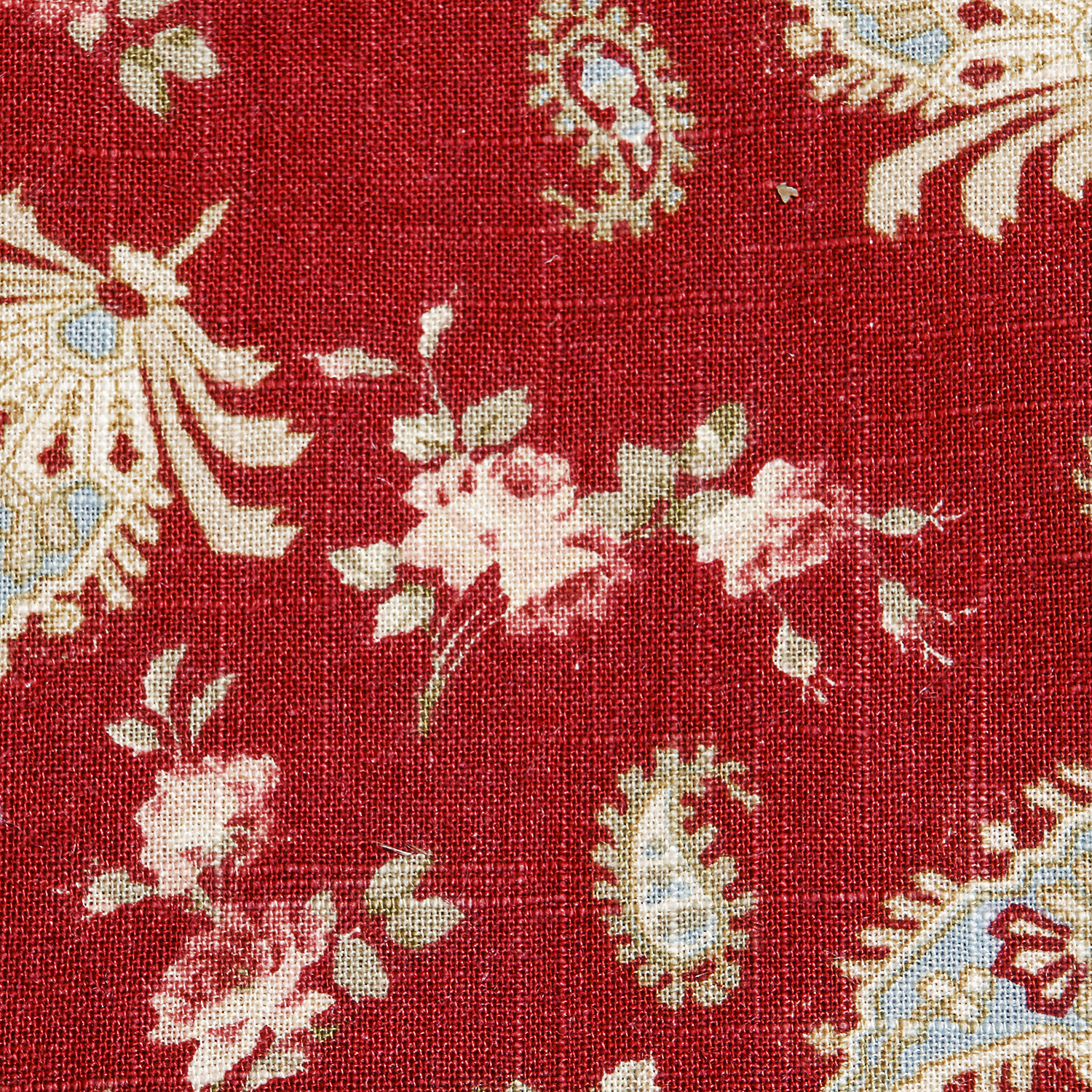 Red Paisley Fabric