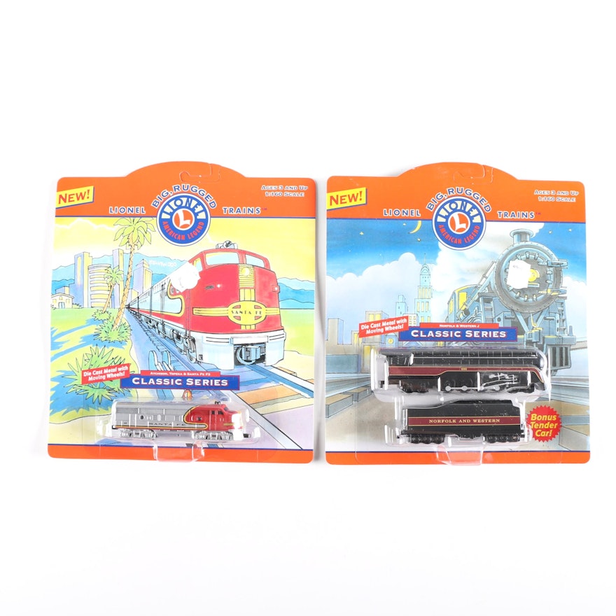 Pair of Die-Cast Lionel Trains