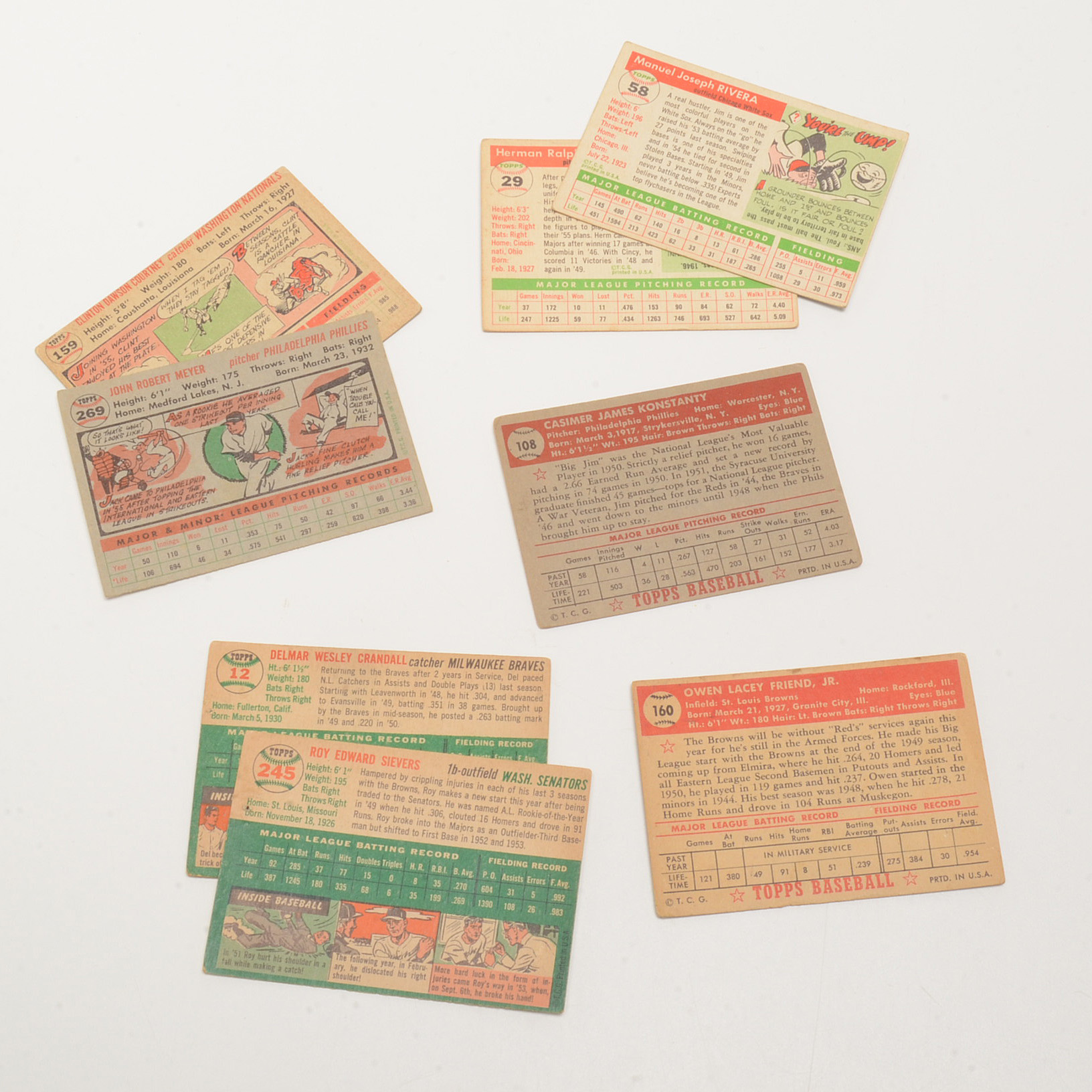 1950s Baseball Cards