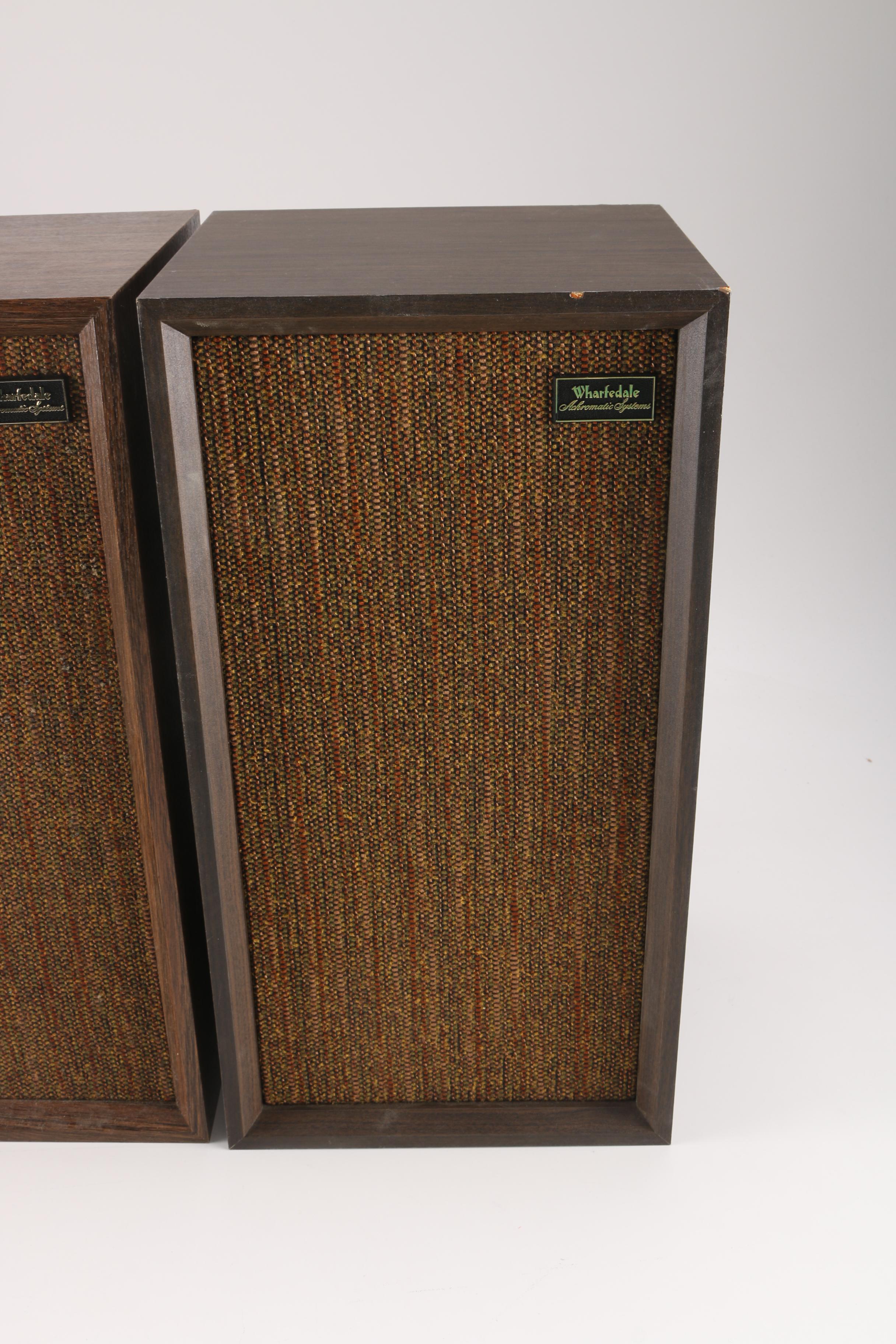 Vintage Wharfedale Stereo Speakers