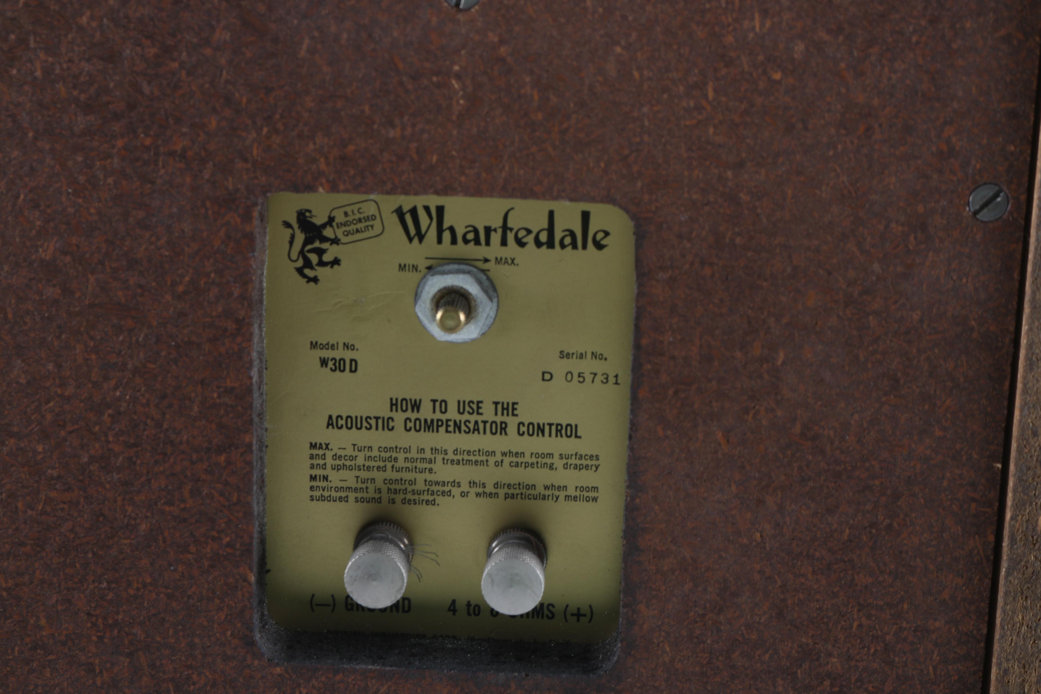 Vintage Wharfedale Stereo Speakers