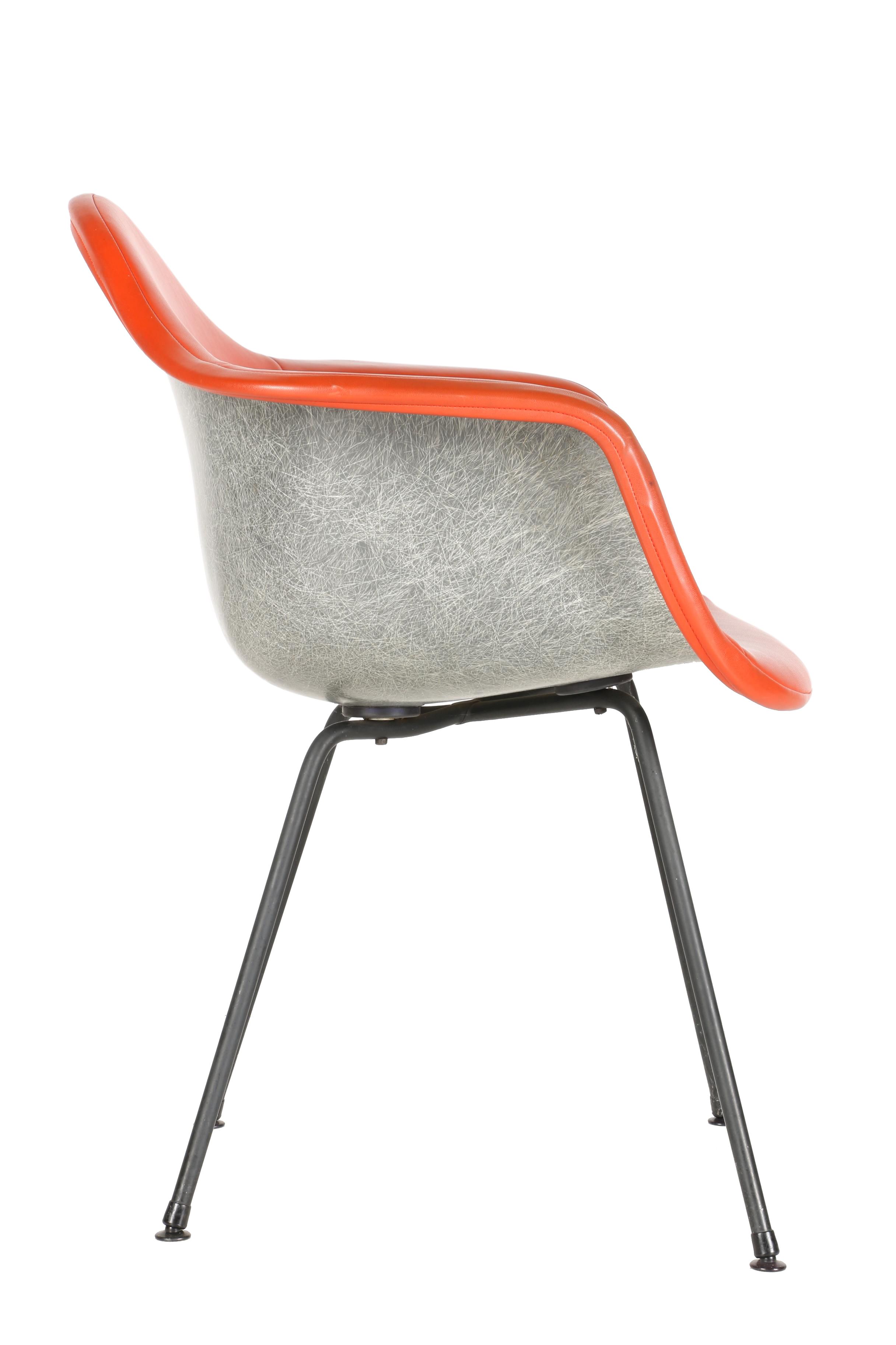 Mid Century Modern "DAX" Shell Chair by Eames for Herman Miller With Invoice