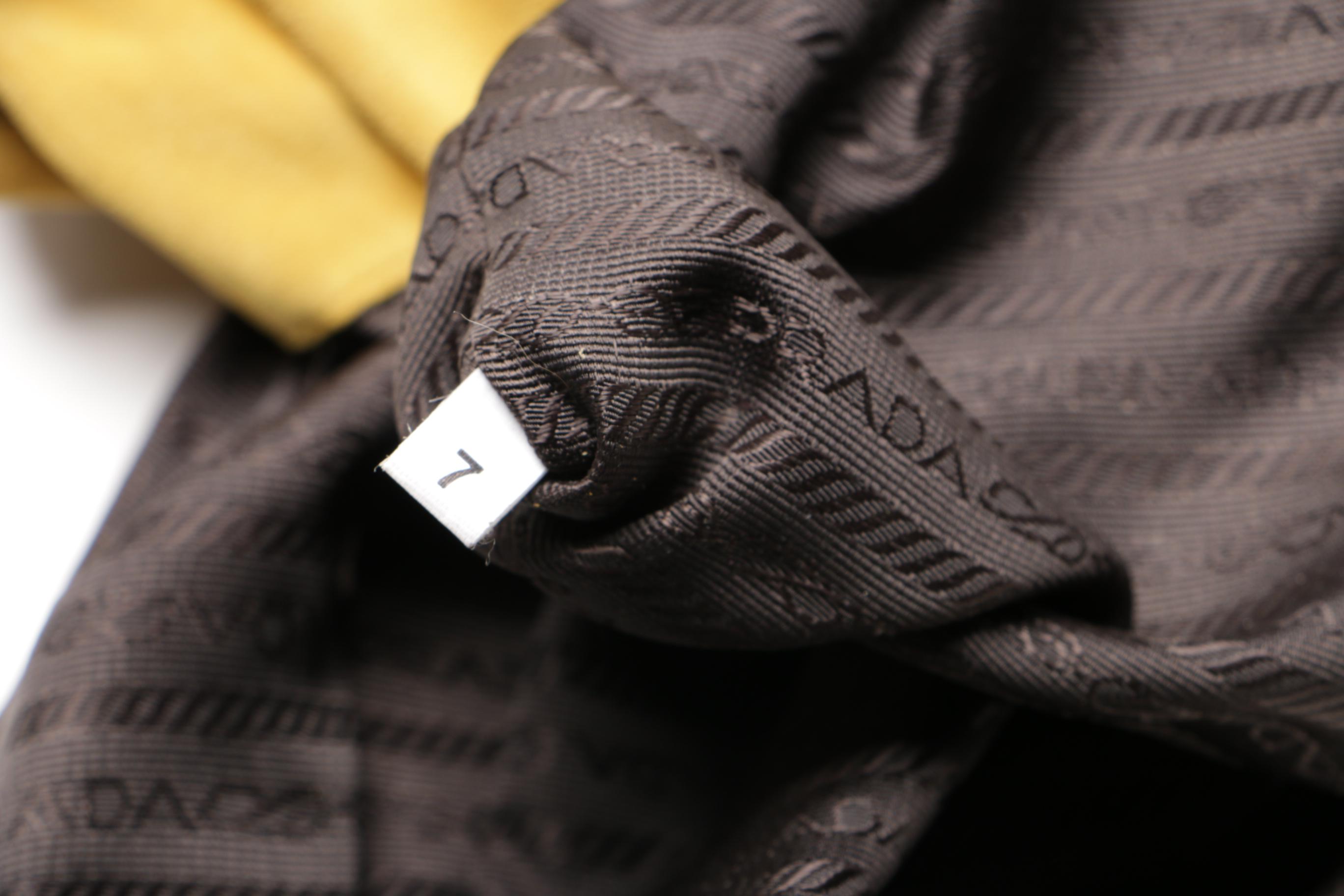 Prada Suede Hobo Shoulder Bag