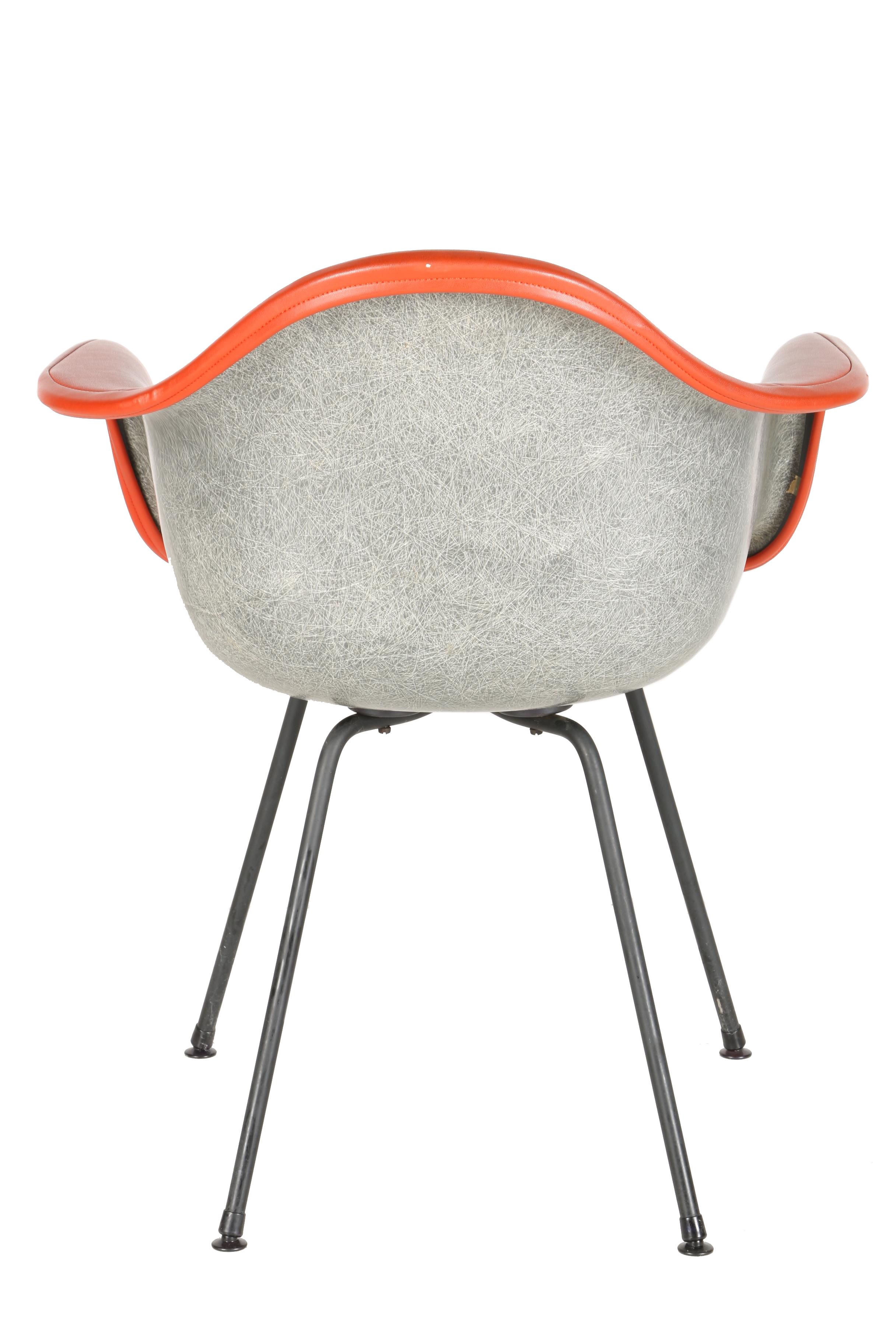 Mid Century Modern "DAX" Shell Chair by Eames for Herman Miller With Invoice