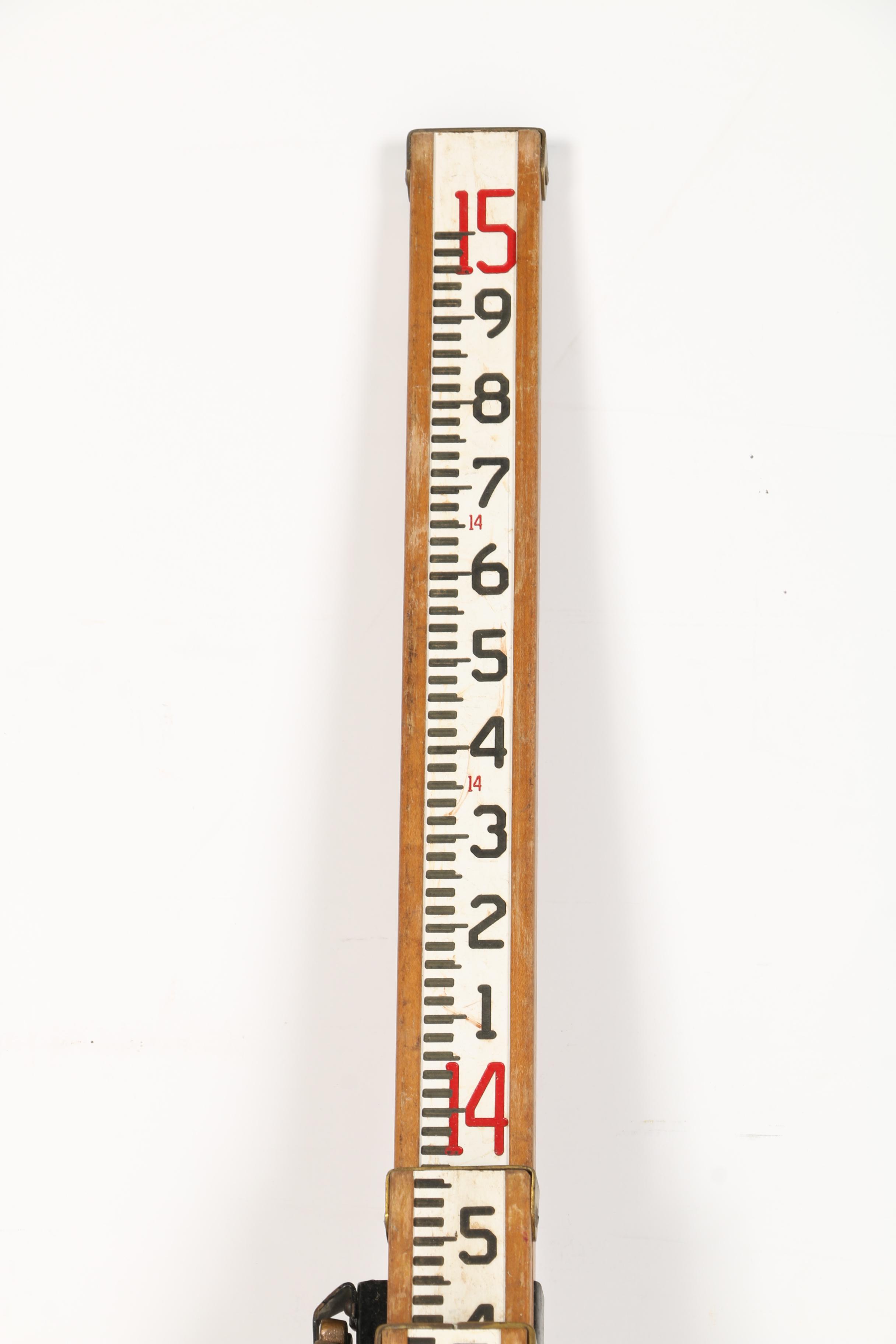 Vintage Surveying Equipment Featuring Brunson Builder's Level