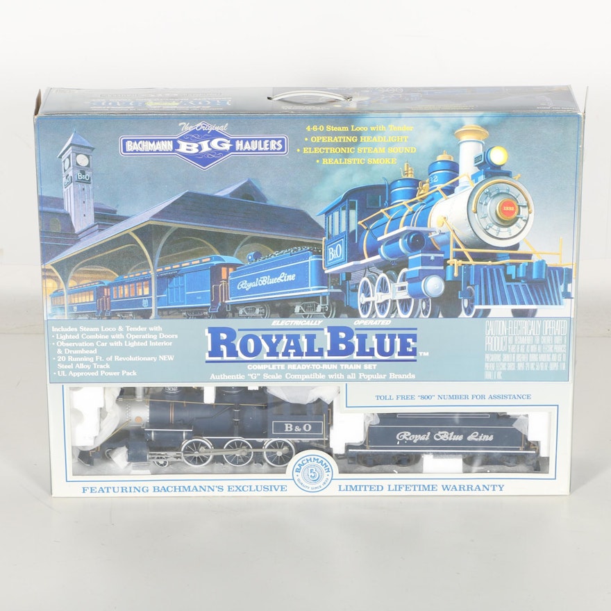 Bachman "Royal Blue" Train Set