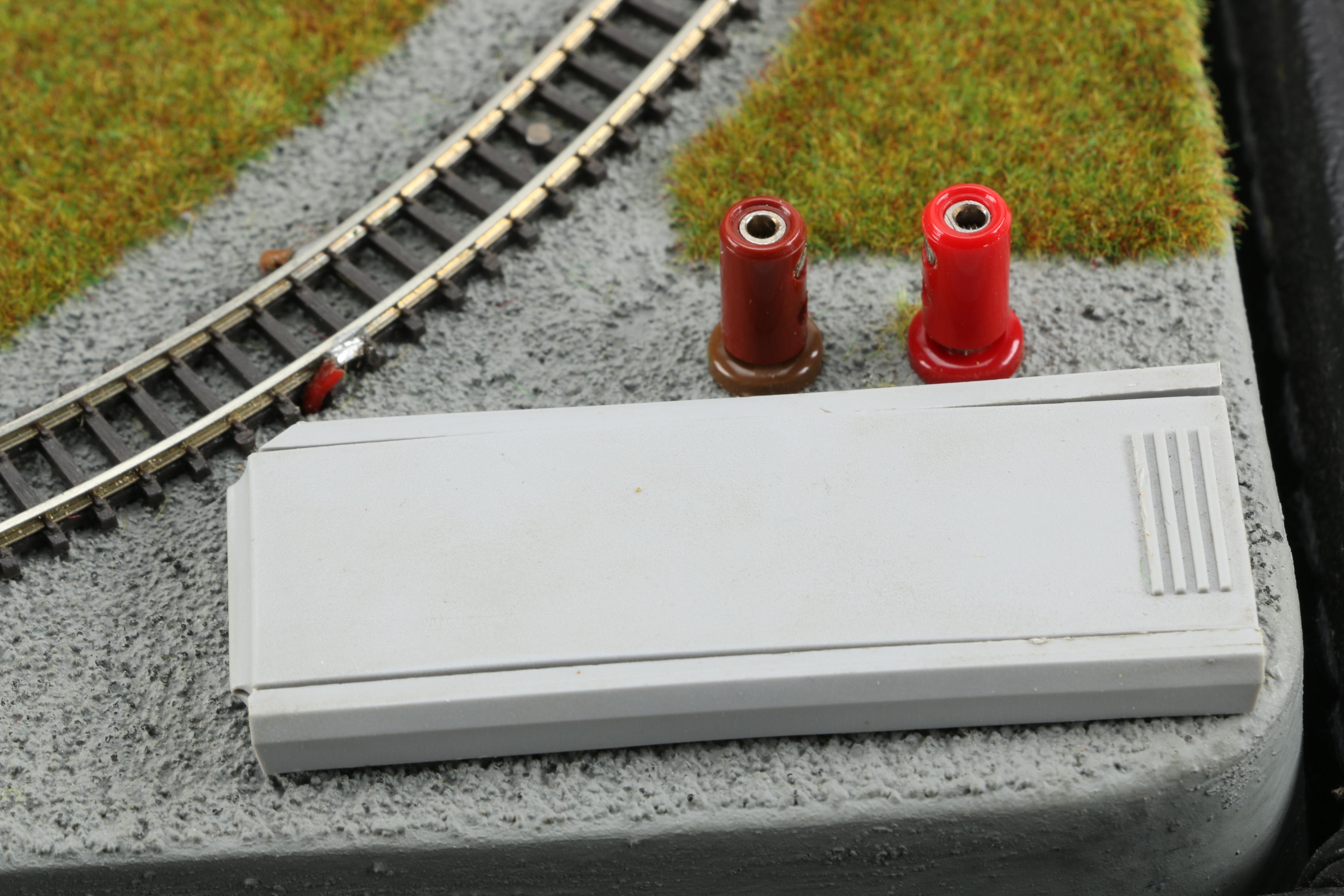 Motorized Miniature Train Set in Leather Attaché Case