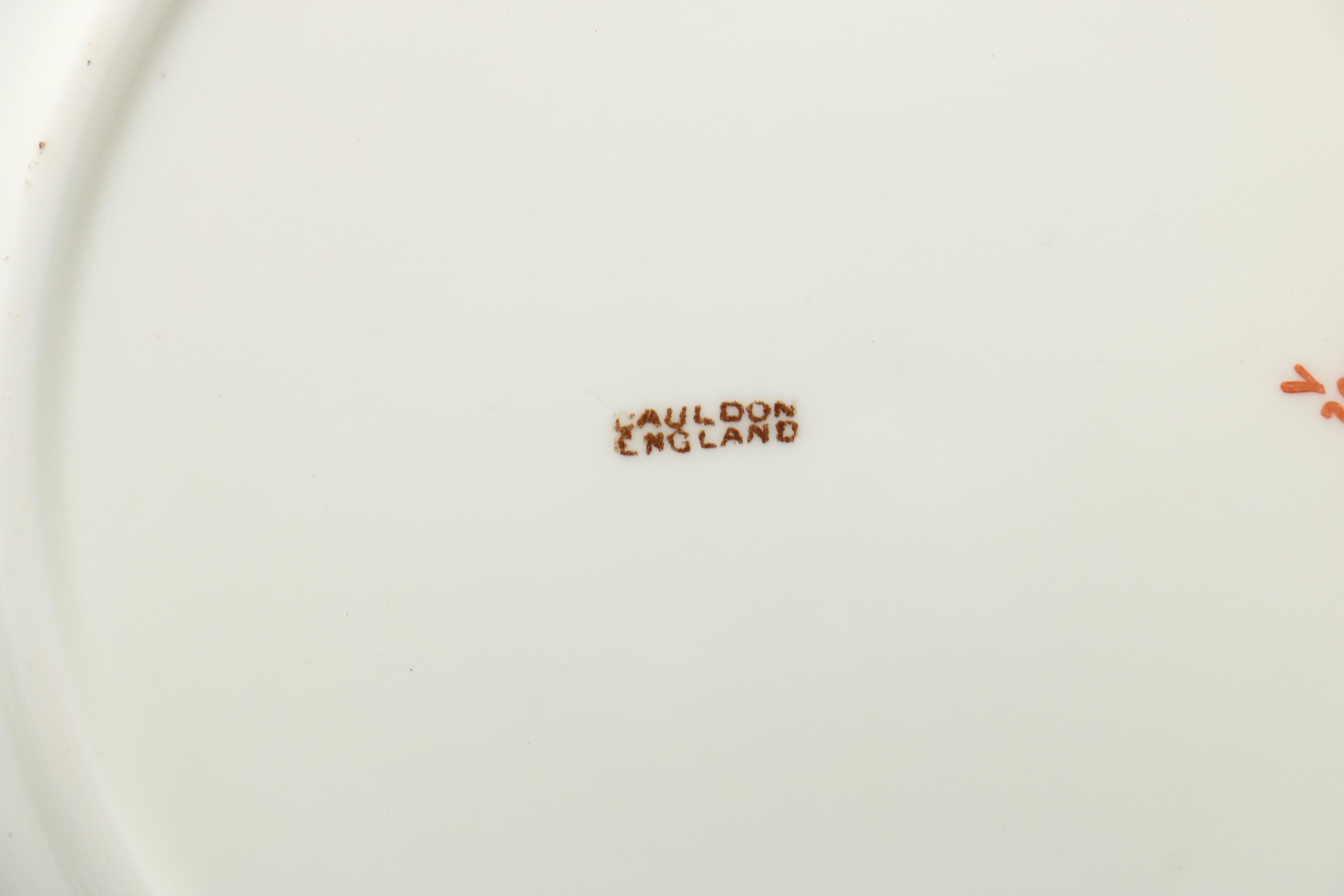 Cauldon England Porcelain Luncheon Plates