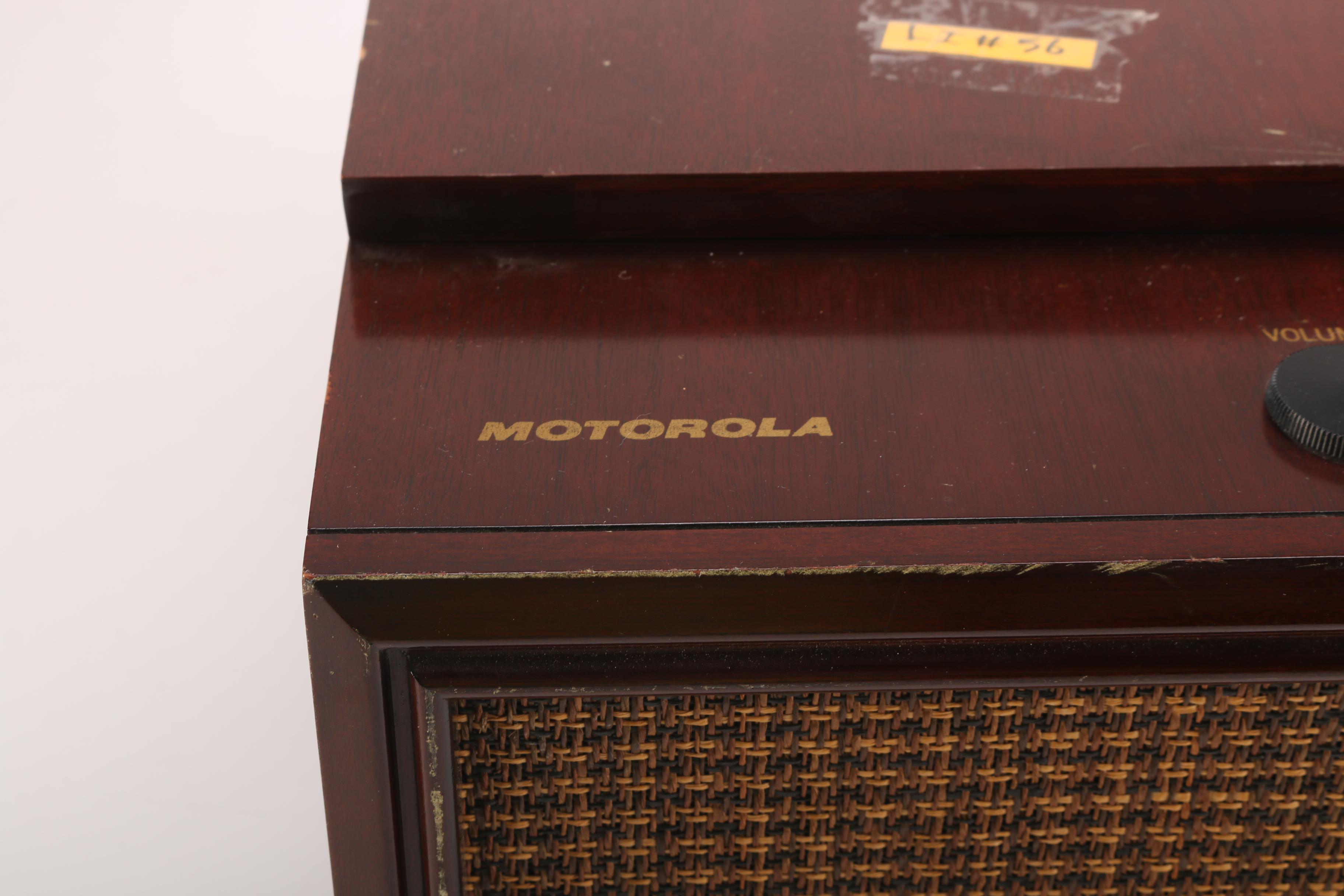 Vintage Motorola Tube Stereo and Turntable