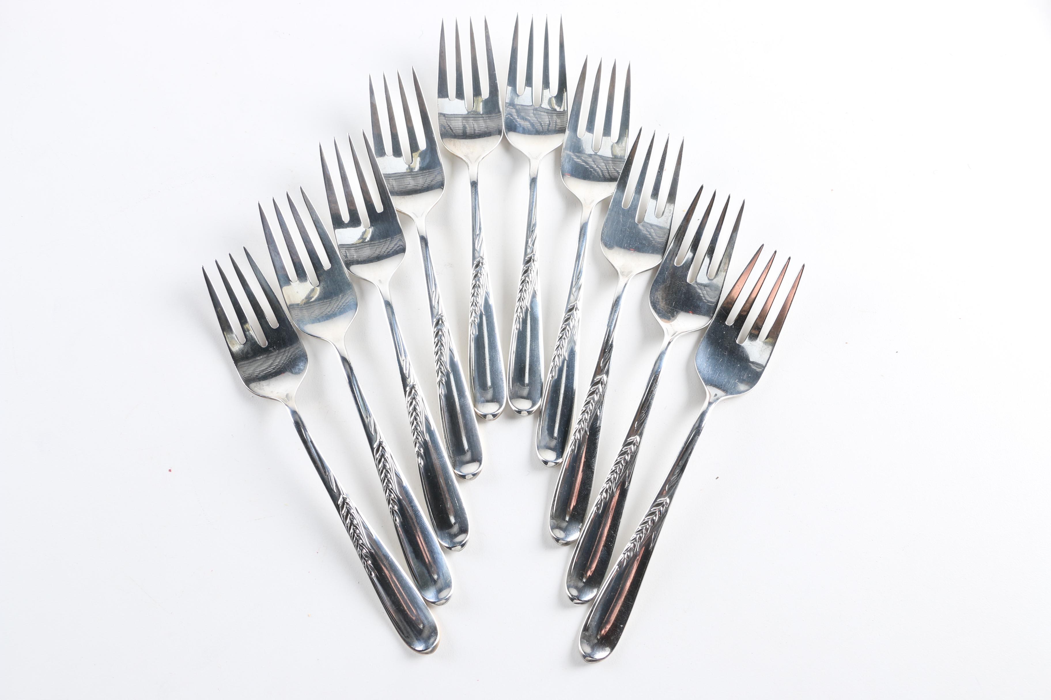 Reed & Barton "Silver Wheat" Sterling Silver Flatware Set