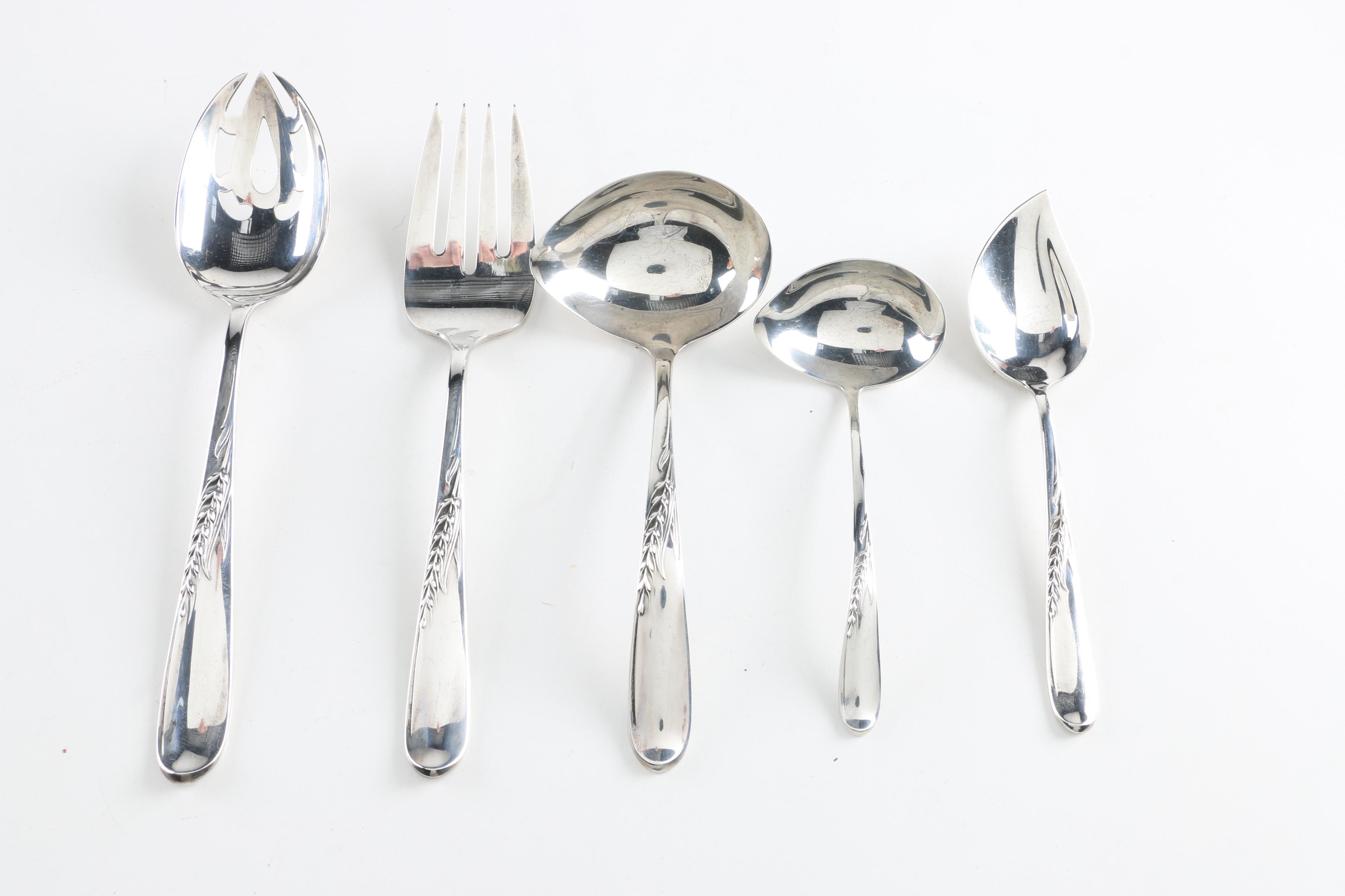 Reed & Barton "Silver Wheat" Sterling Silver Flatware Set