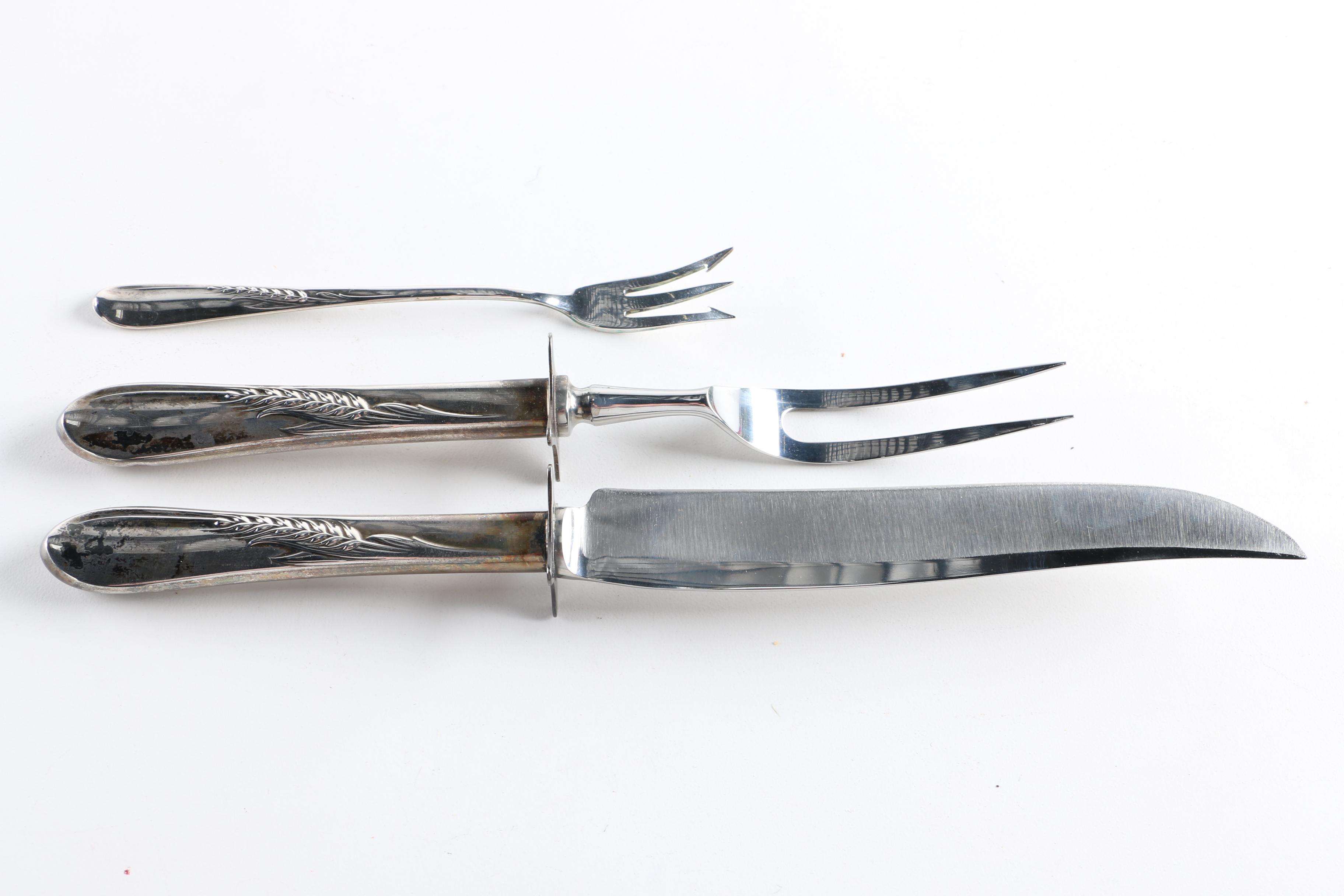 Reed & Barton "Silver Wheat" Sterling Silver Flatware Set