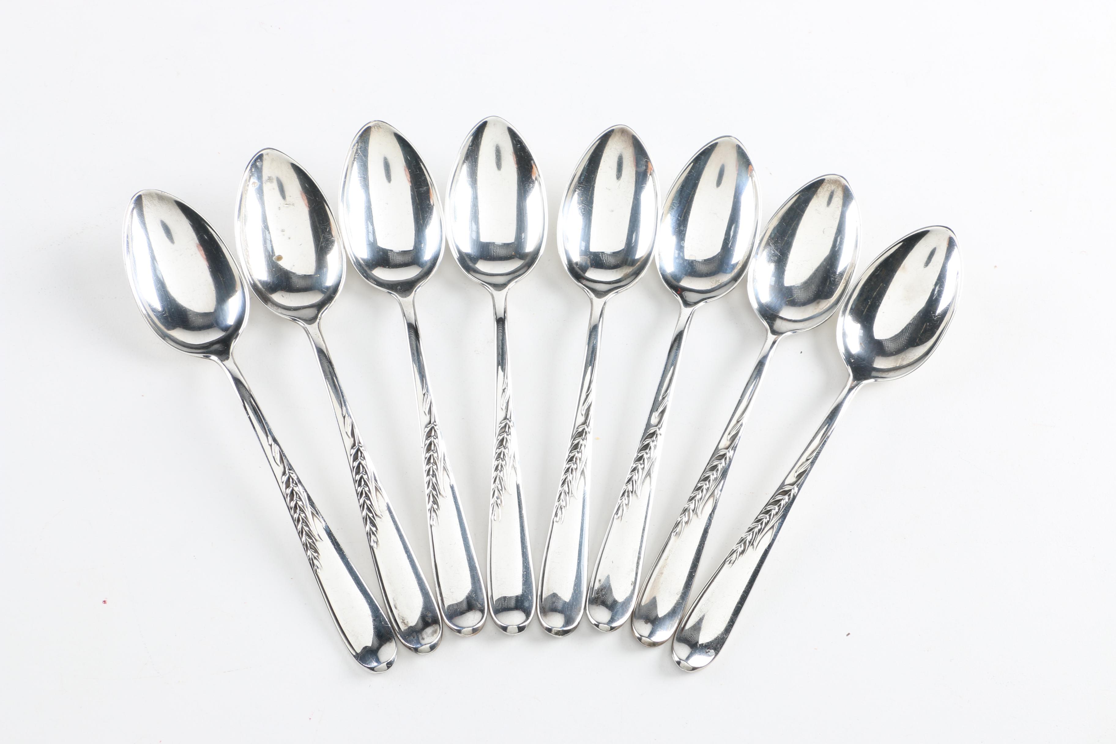 Reed & Barton "Silver Wheat" Sterling Silver Flatware Set