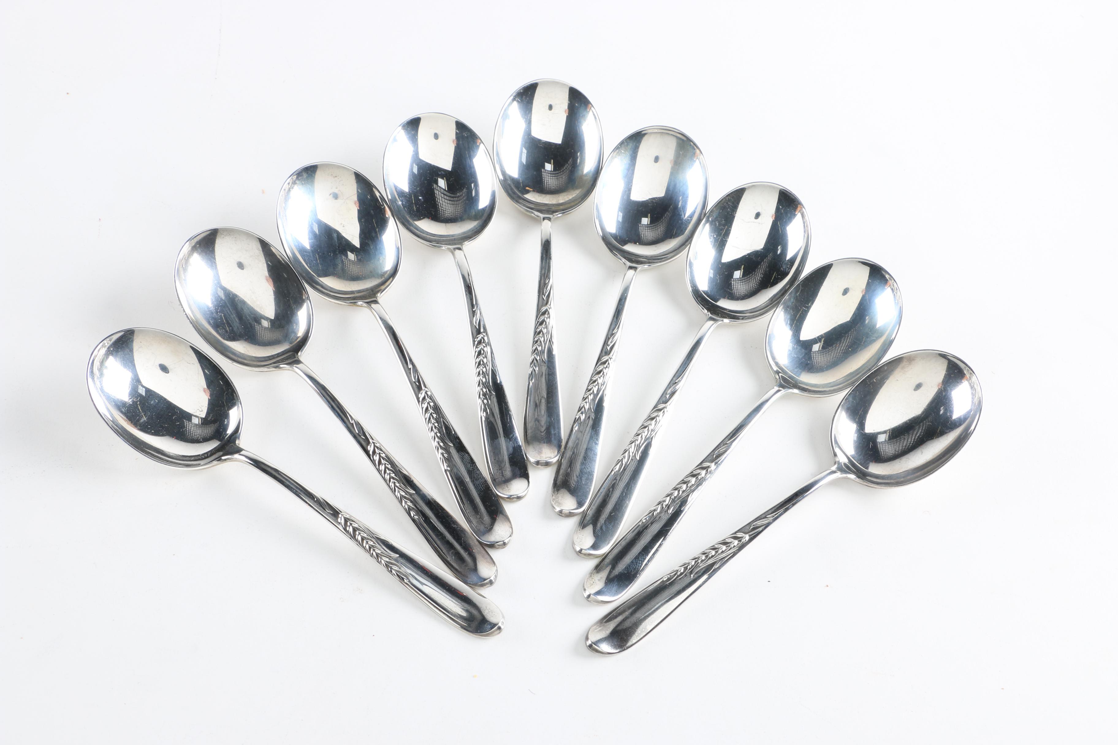 Reed & Barton "Silver Wheat" Sterling Silver Flatware Set