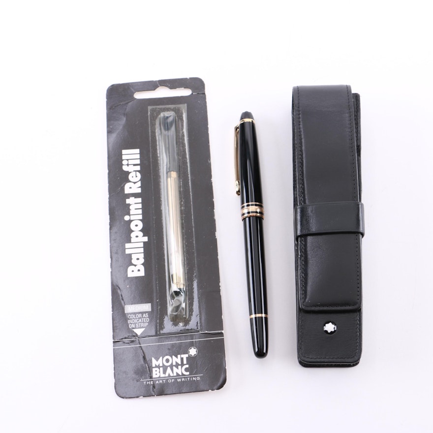 Mont Blanc Pen, Case, and Refill