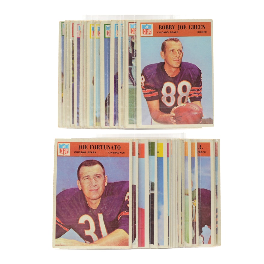 Thirty One 1966 Philadelphia Football Cards
