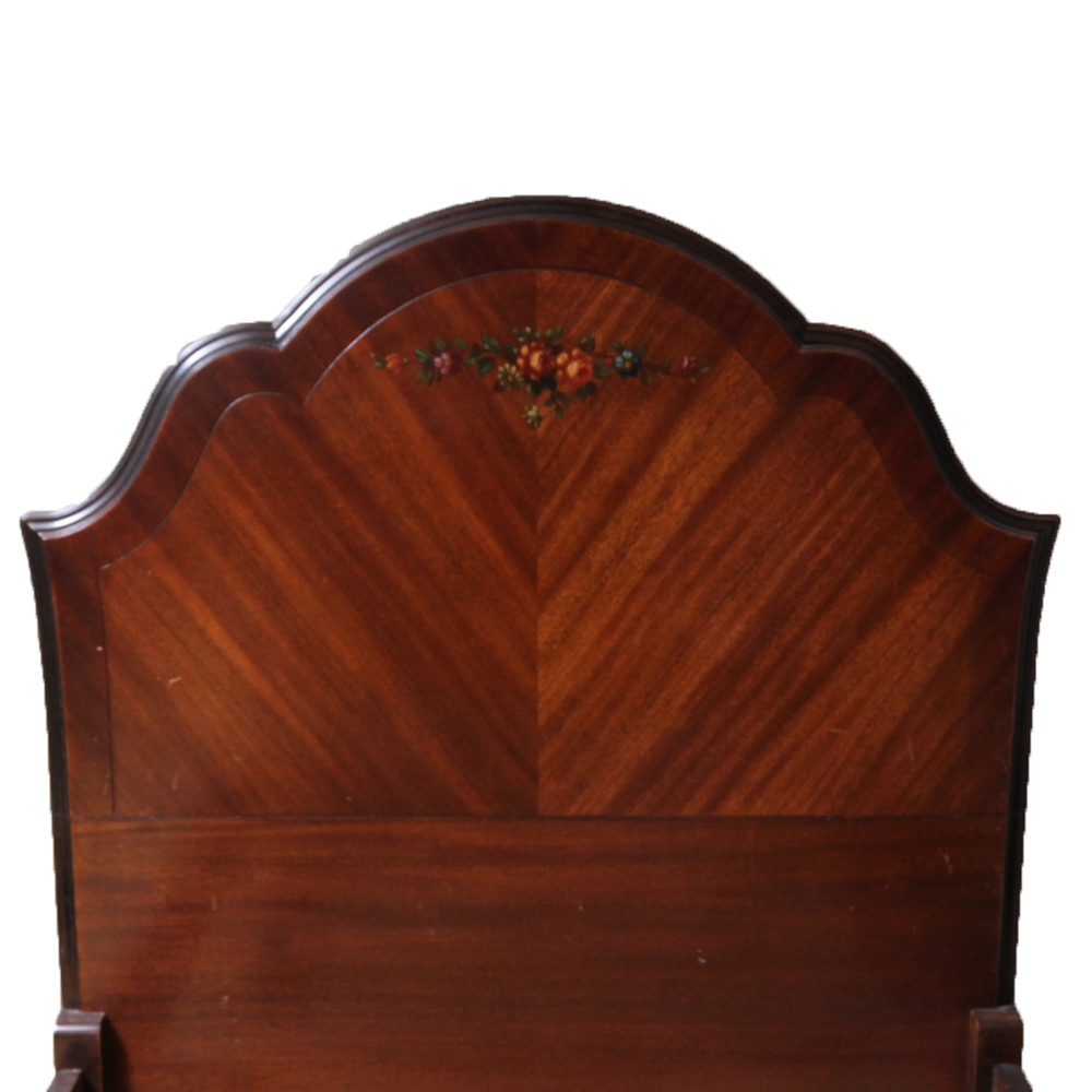 Robert W. Irwin Mahogany Twin Bed