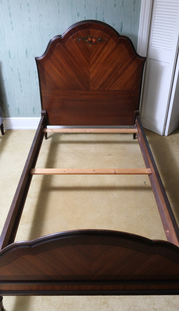 Robert W. Irwin Mahogany Twin Bed