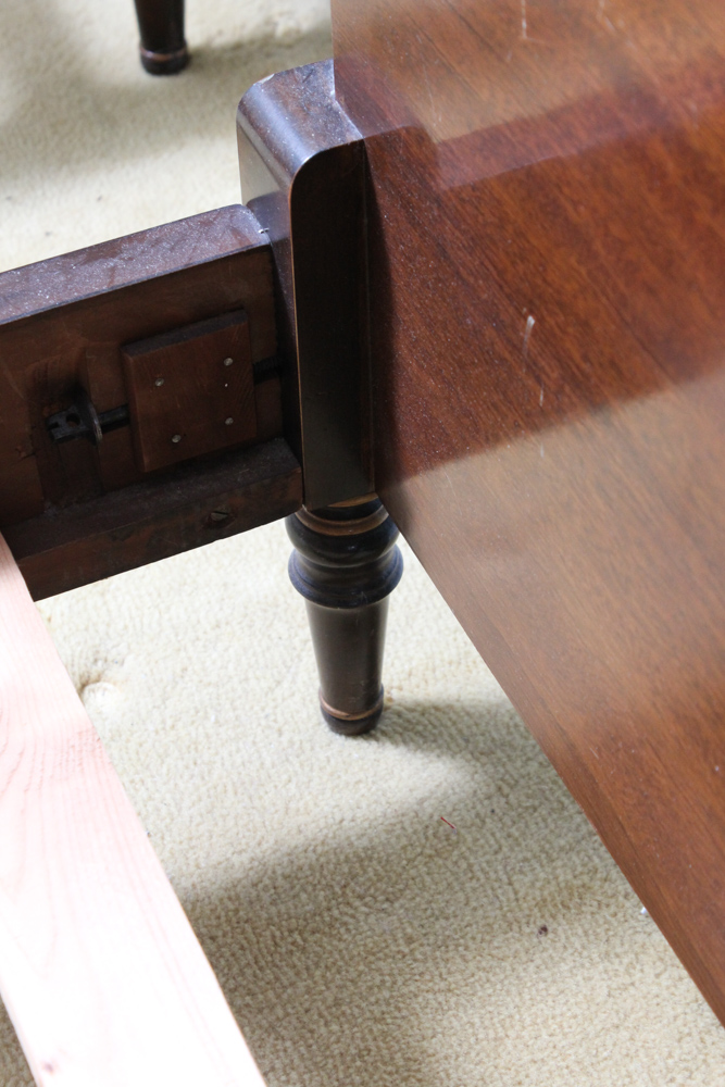 Robert W. Irwin Mahogany Twin Bed