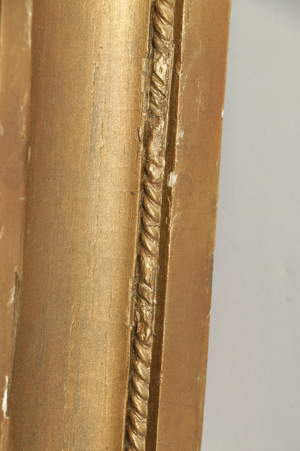 Antique French Barbizon Style Gilt and Gesso Frame