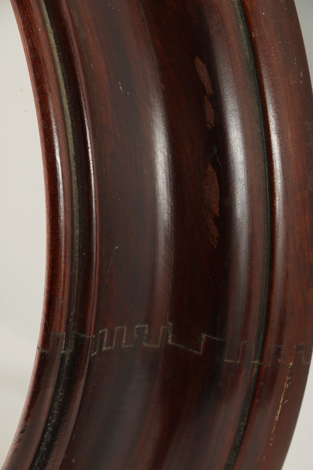 Late 19th-Century Wooden Oval Frame