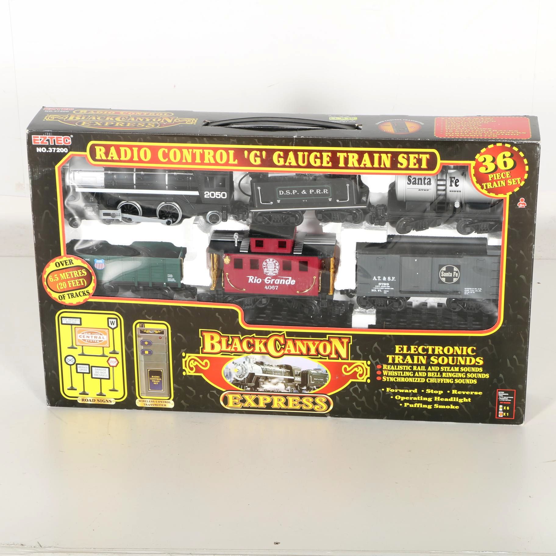 Eztec Black Canyon Express Radio Control Train Set