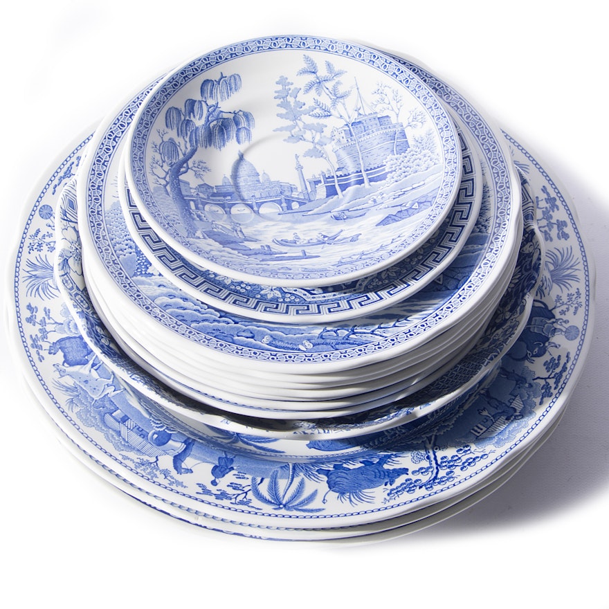 Spode "Blue Room" Collection Dinnerware