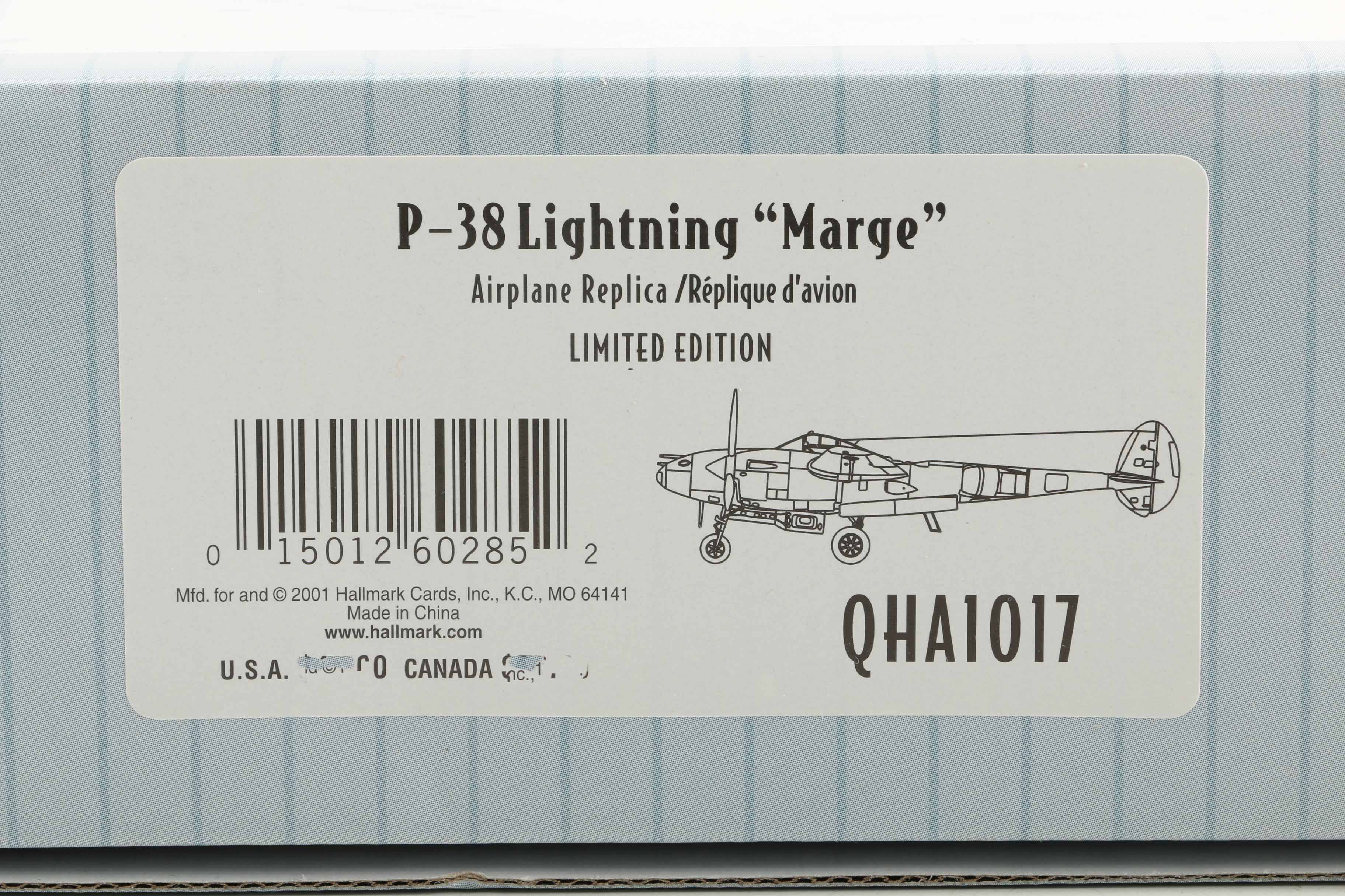 Hallmark "Legends in Flight" Airplane Replicas