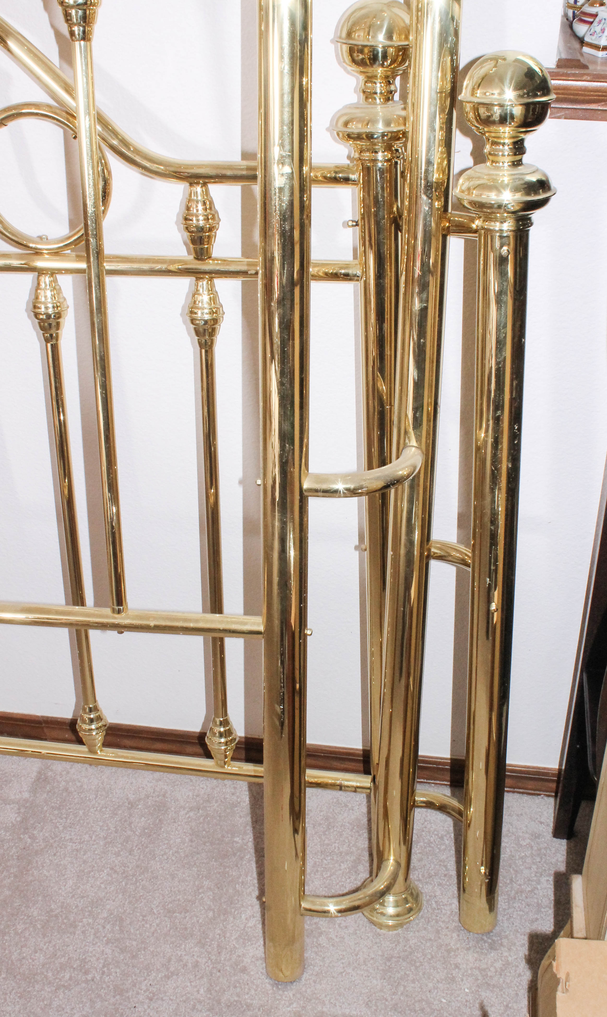 Vintage Brass Bed (King Size)