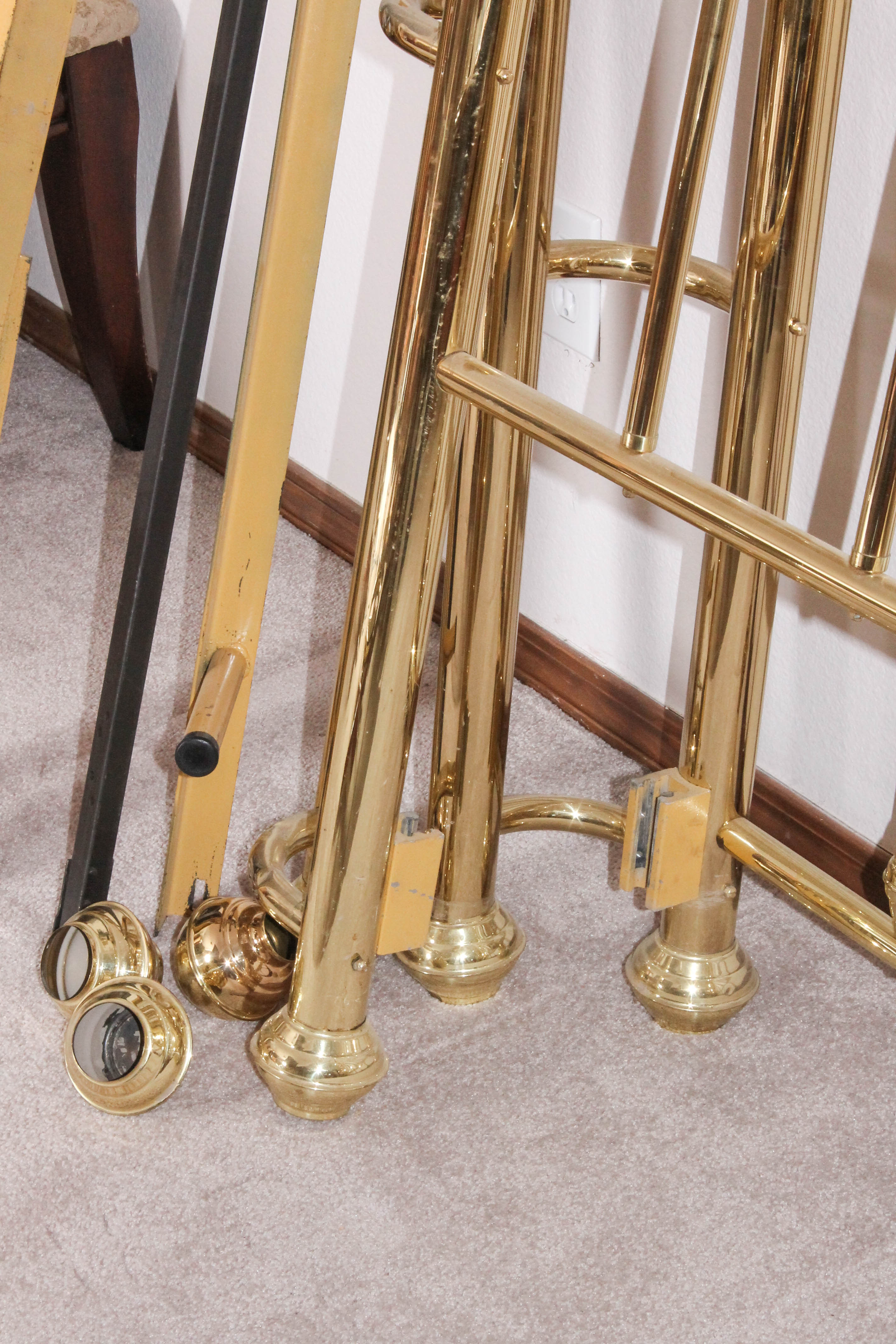 Vintage Brass Bed (King Size)