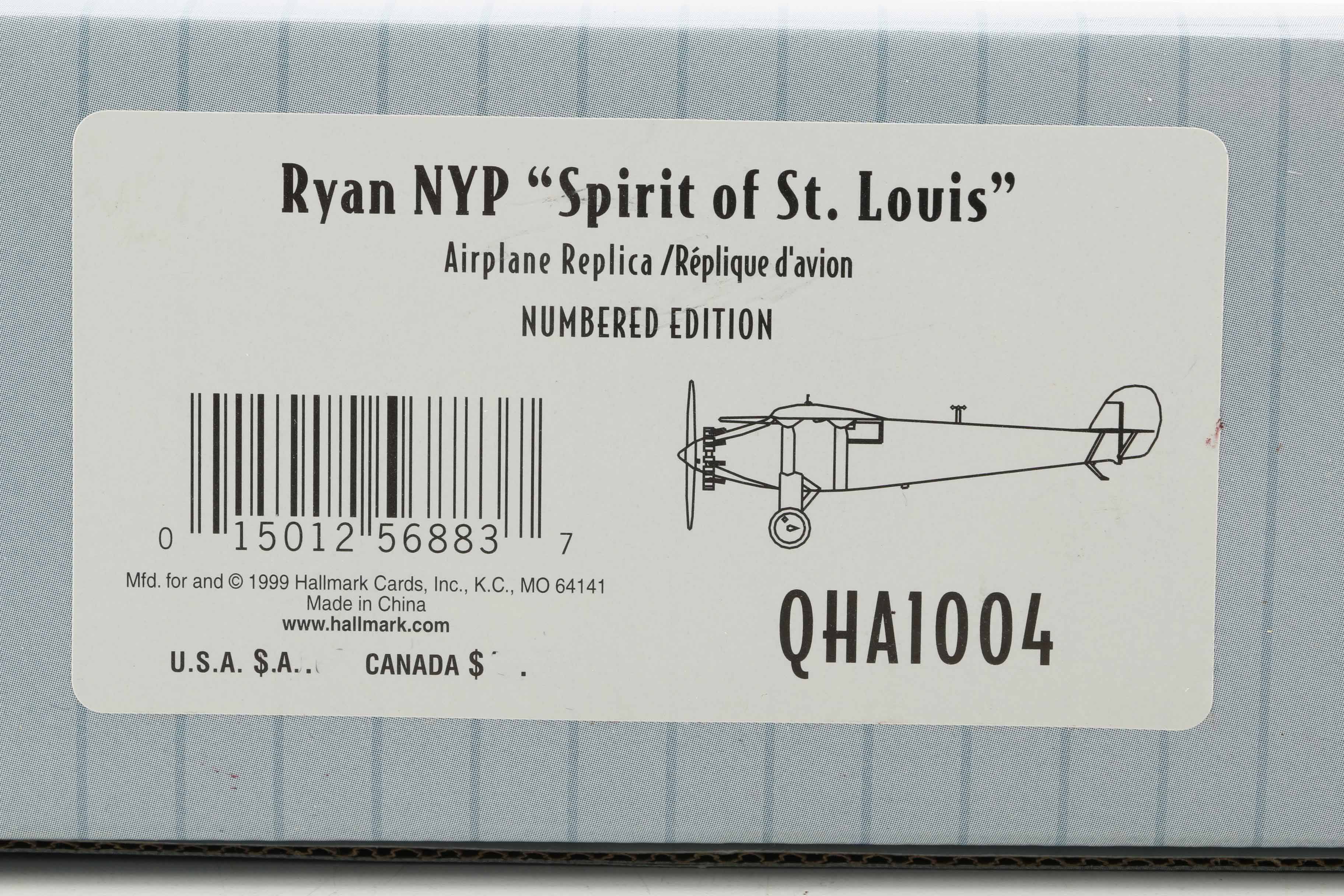 Hallmark "Legends in Flight" Airplane Replicas