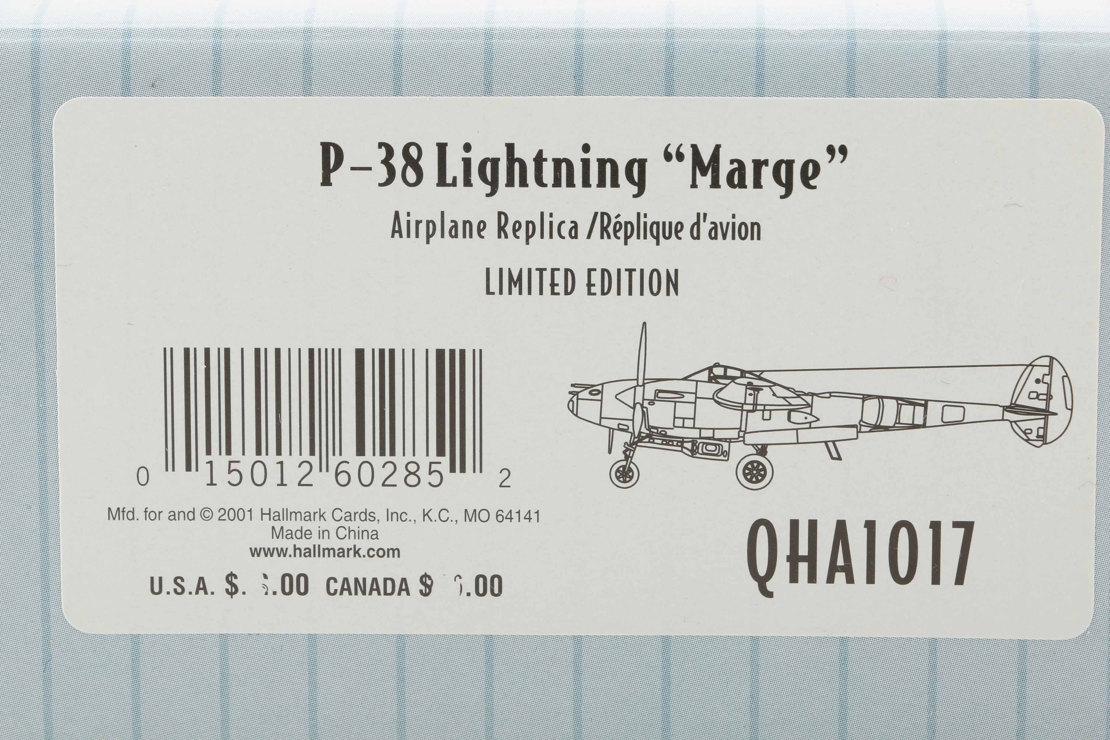 Hallmark "Legends in Flight" Airplane Replicas