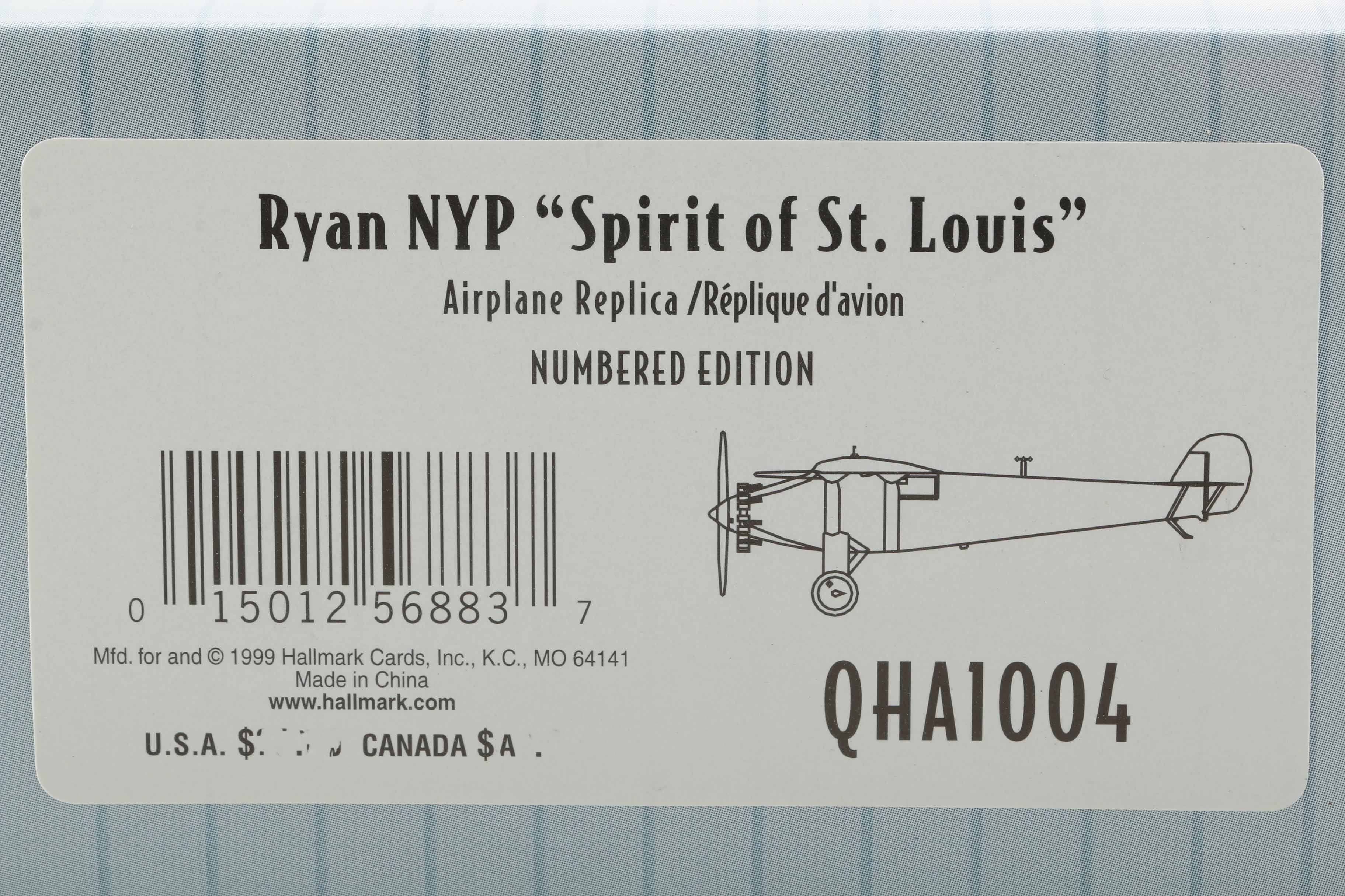 Hallmark "Legends in Flight" Airplane Replicas