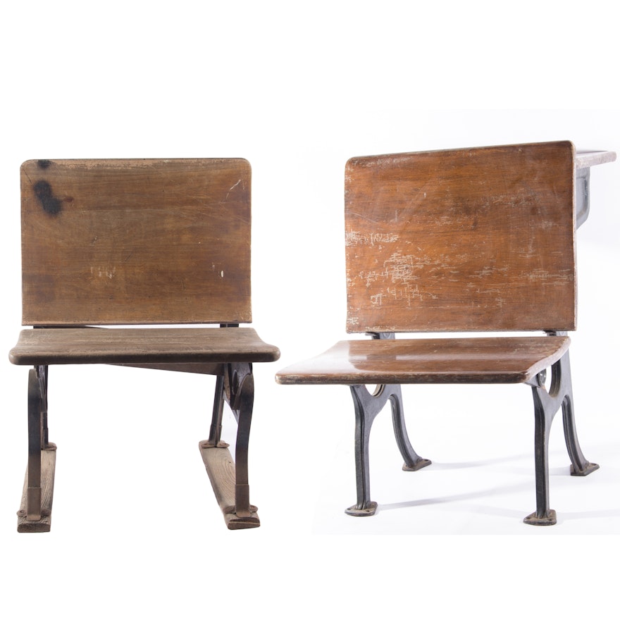 Antique School Desk