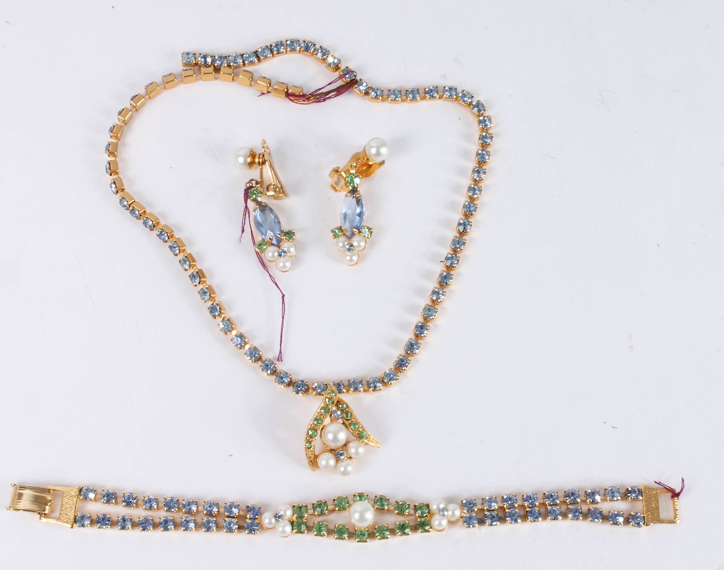 Assortment of Rhinestone Costume Jewelry Sets