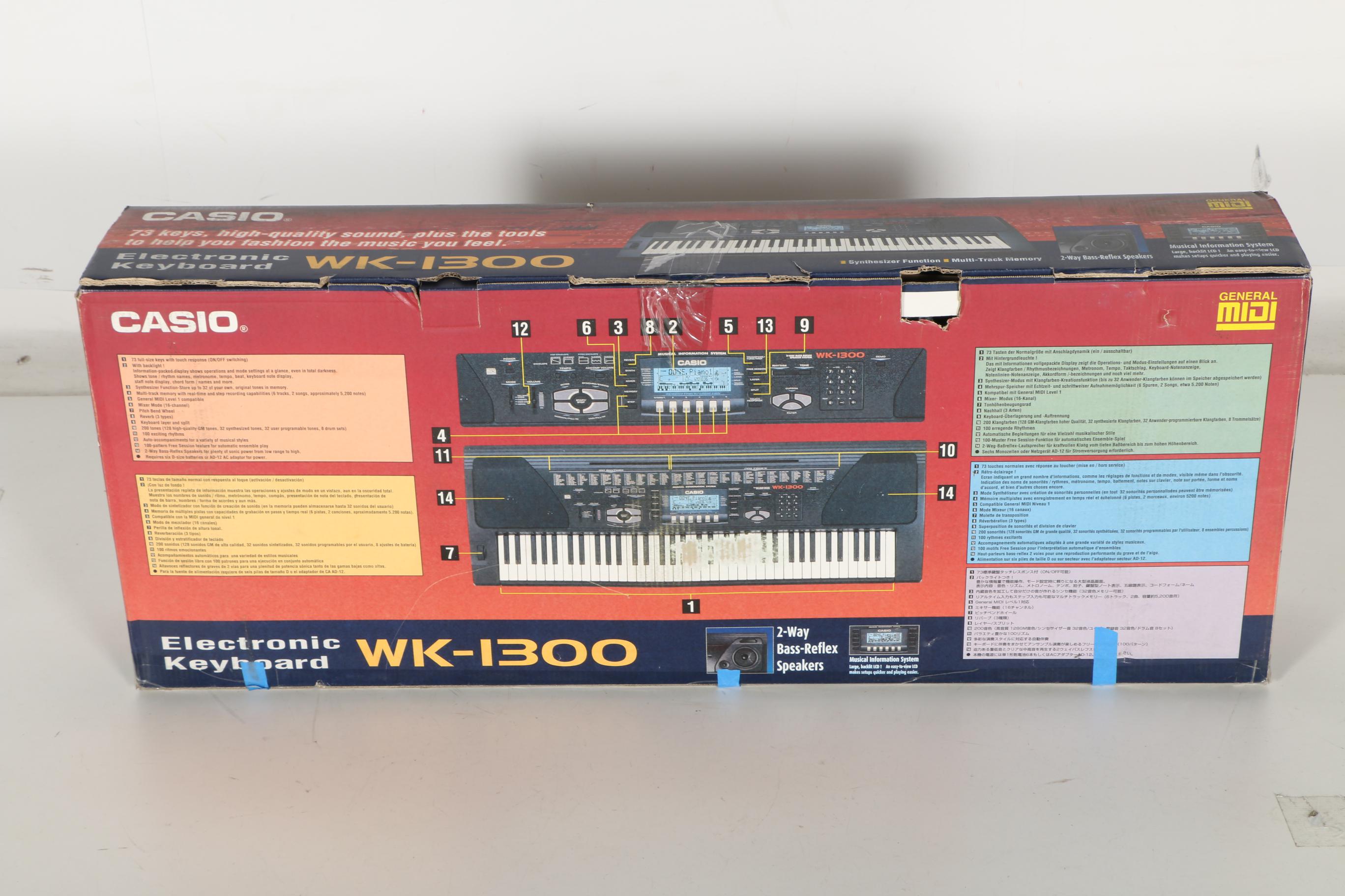 Casio WK-1300 Electronic Keyboard