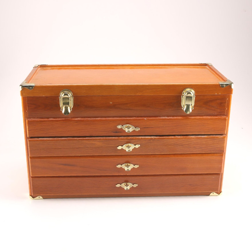Wooden Jewelry Chest