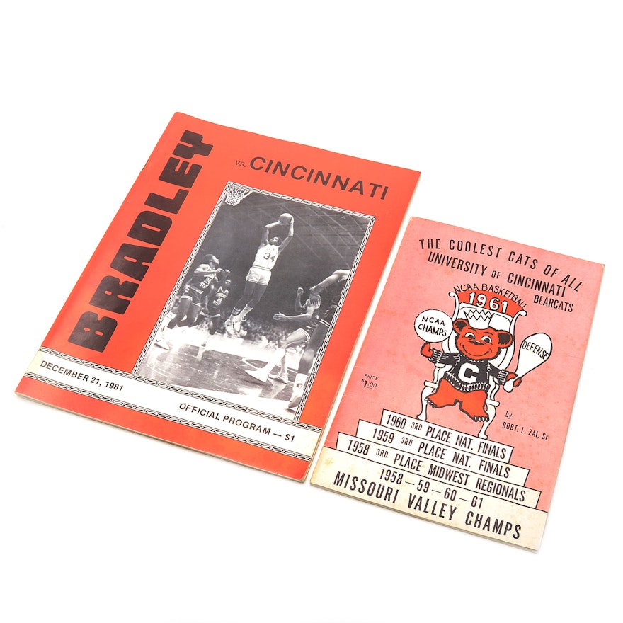 Vintage Cincinnati Basketball Programs